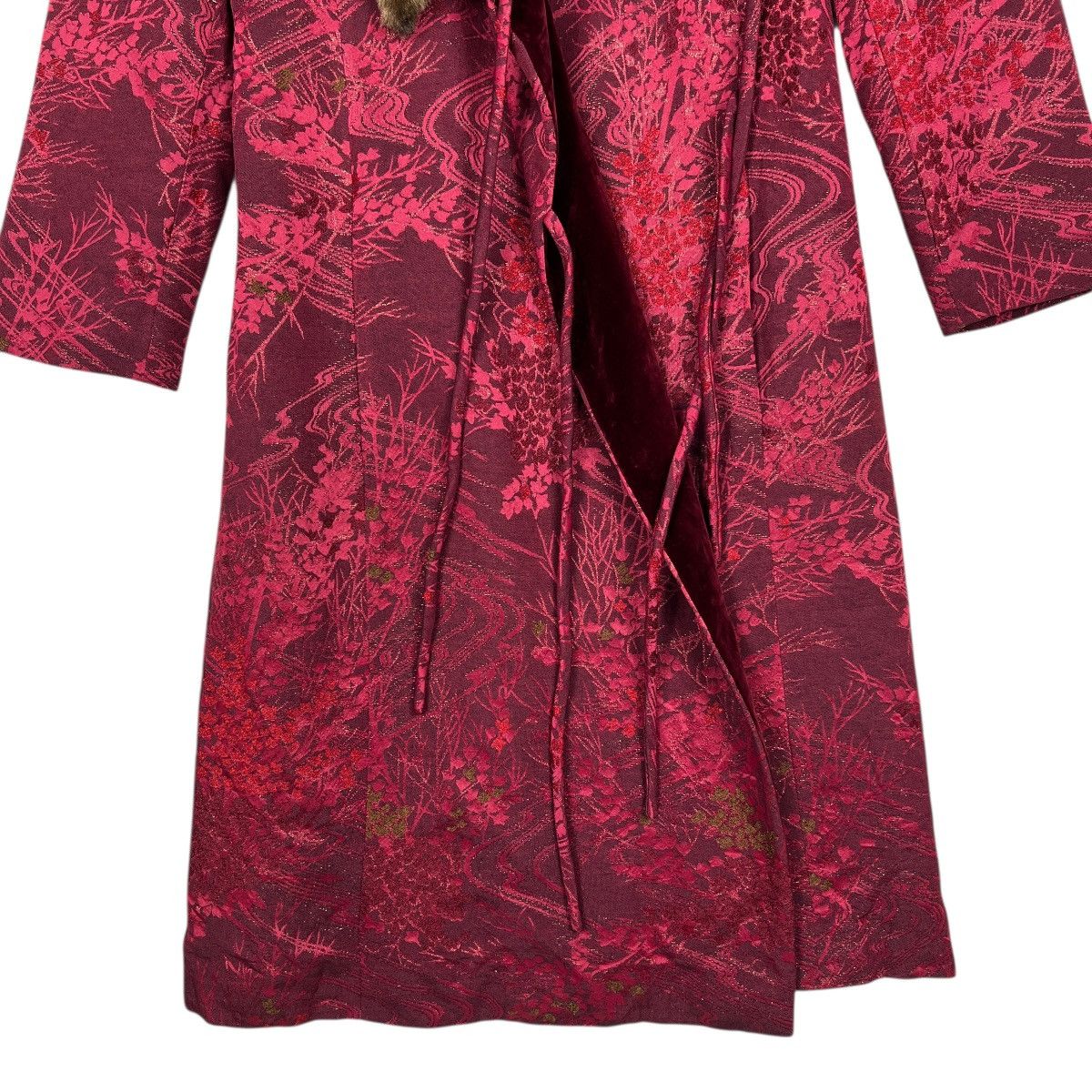Kenzo Kenzo Paris Jacquard Coat With Faux Fur Made In France Size M / US 6-8 / IT 42-44 - 9 Thumbnail