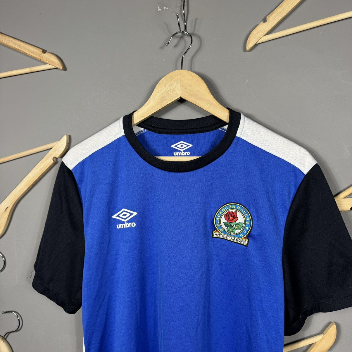 Umbro Blackburn Rovers Soccer Training Jersey Size US L / EU 52-54 / 3 - 3 Thumbnail