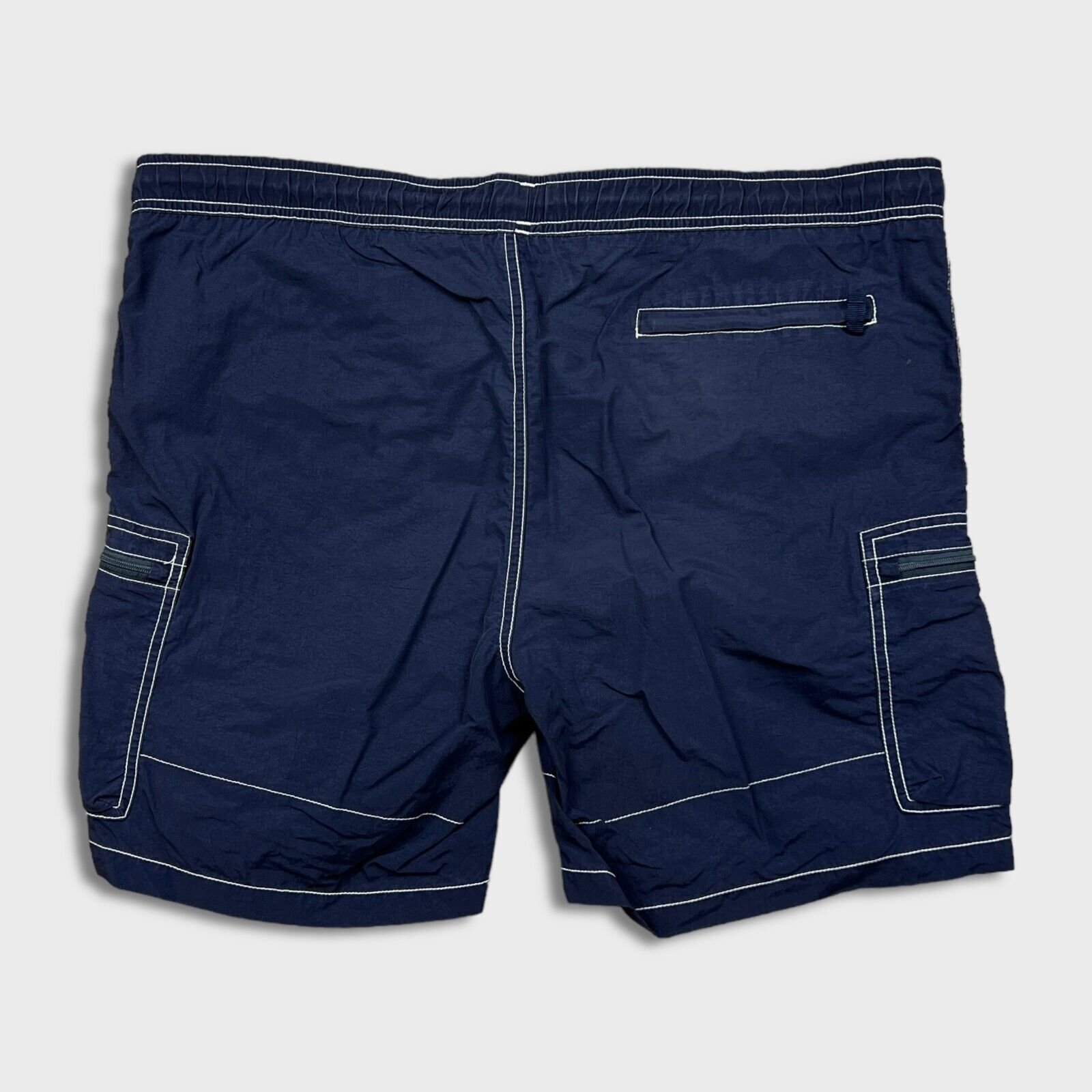 Nautica × Vintage Nautica Shorts Small Spell Out Lined Pocketed Cargo Pants Size US 40 / EU 56 - 3 Thumbnail
