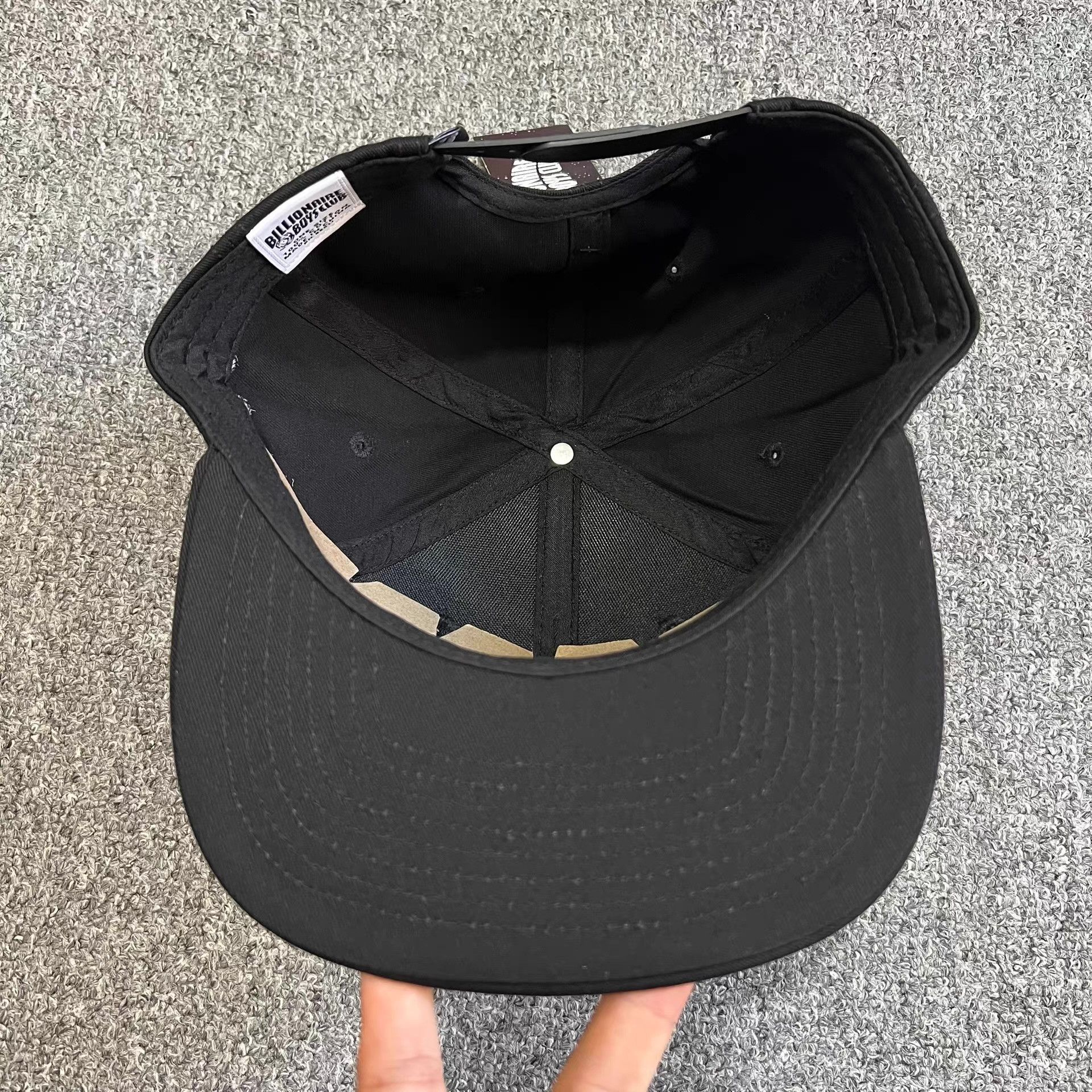 Billionaire Boys Club BBCAstronautHeadMedalEmbroidered Flat Brim Baseball Cap Q7 Size ONE SIZE - 6 Thumbnail