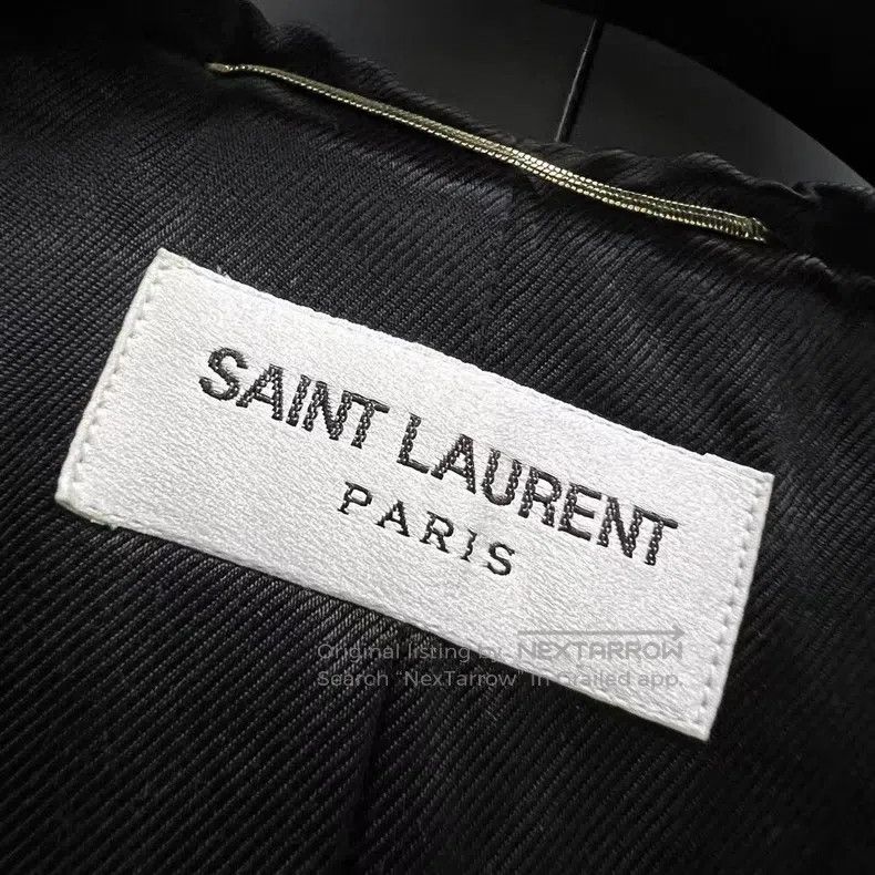 Saint Laurent Paris Saint Laurent Paris Striped Hooded Zip-Up Jacket Size XS / US 0-2 / IT 36-38 - 3 Thumbnail