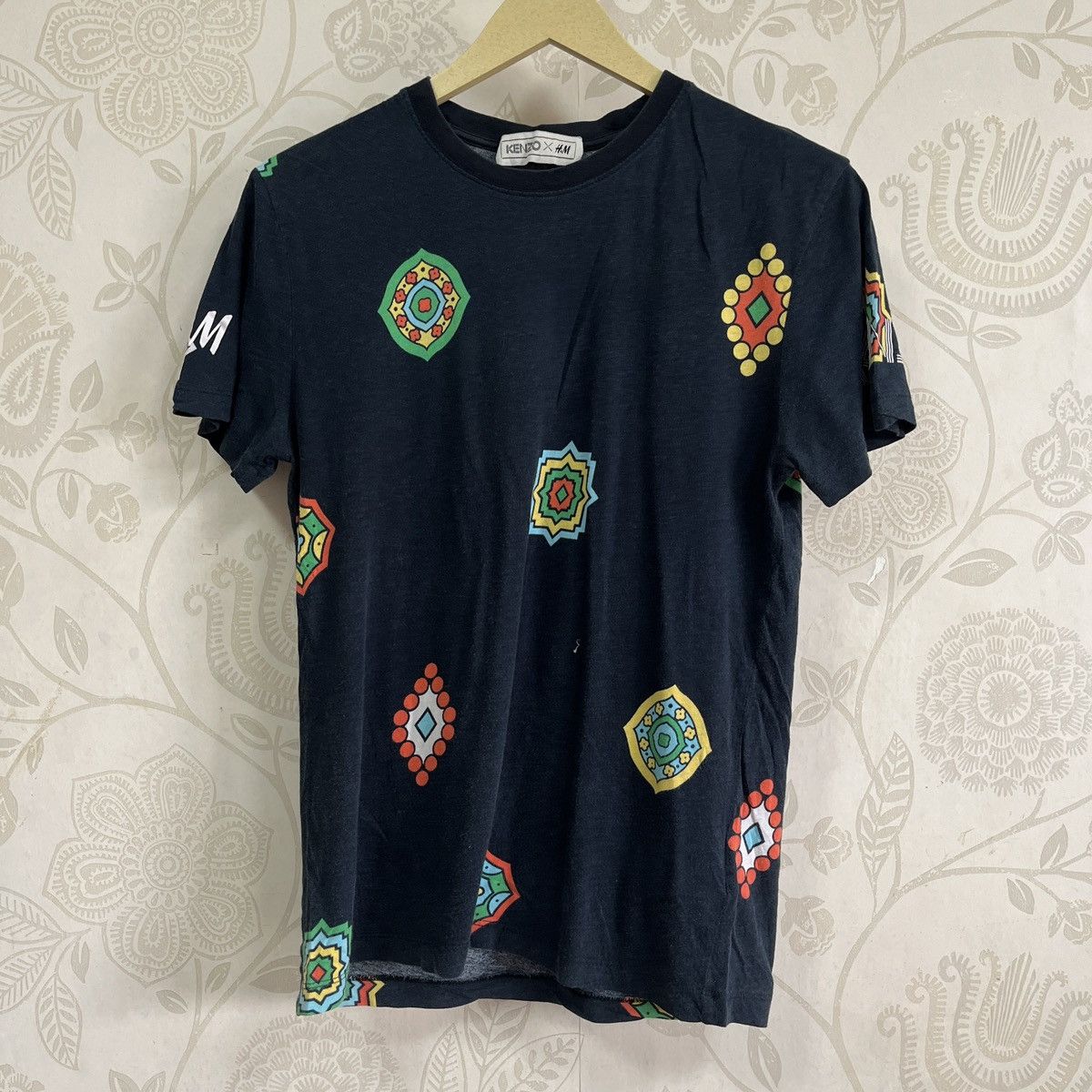 H&M × Kenzo Rare Full Printed Kenzo Paris & HM Black Tees Size US M / EU 48-50 / 2 - 1 Thumbnail