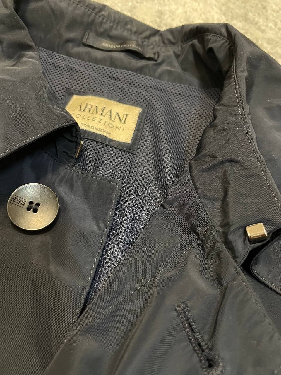 Giorgio Armani Armani Collezioni Capsule Collection Trench, Vintage, Italy Size US L / EU 52-54 / 3 - 6 Thumbnail