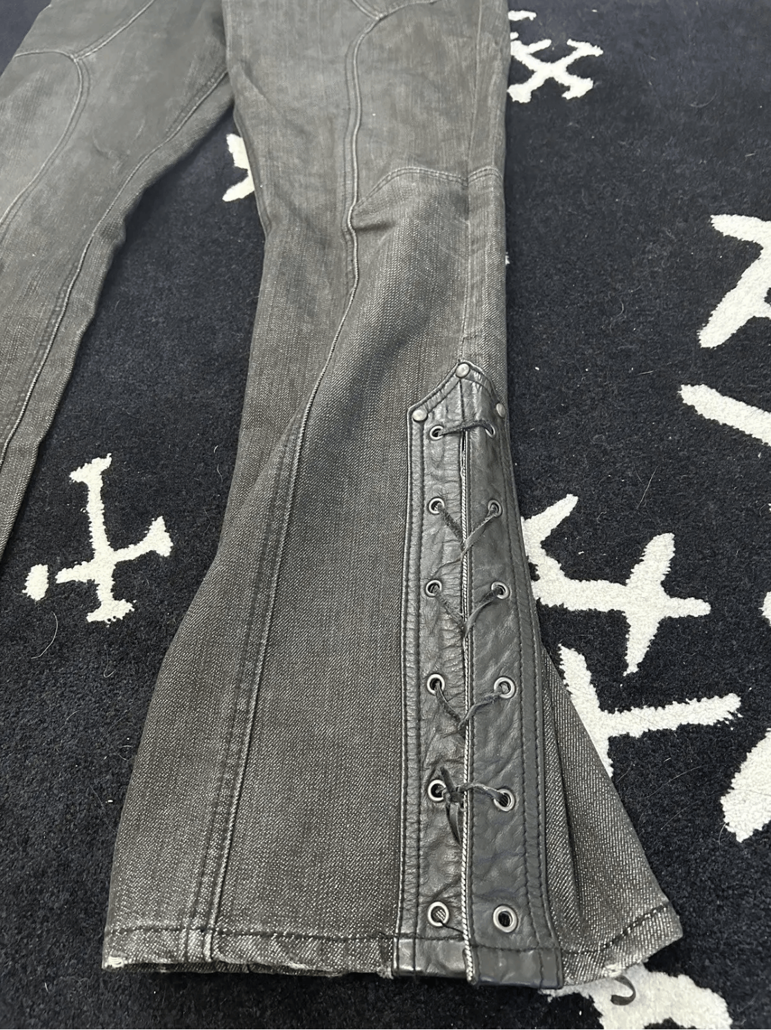 Schlussel Schlussel Lace Up Japanese Denim Size US 32 / EU 48 - 3 Thumbnail