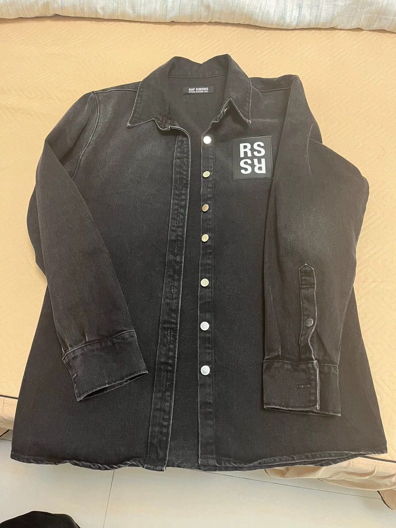 Raf Simons raf simons SS21 Black Denim Jacket 2502-Nextarrow Size US M / EU 48-50 / 2 - 2 Thumbnail