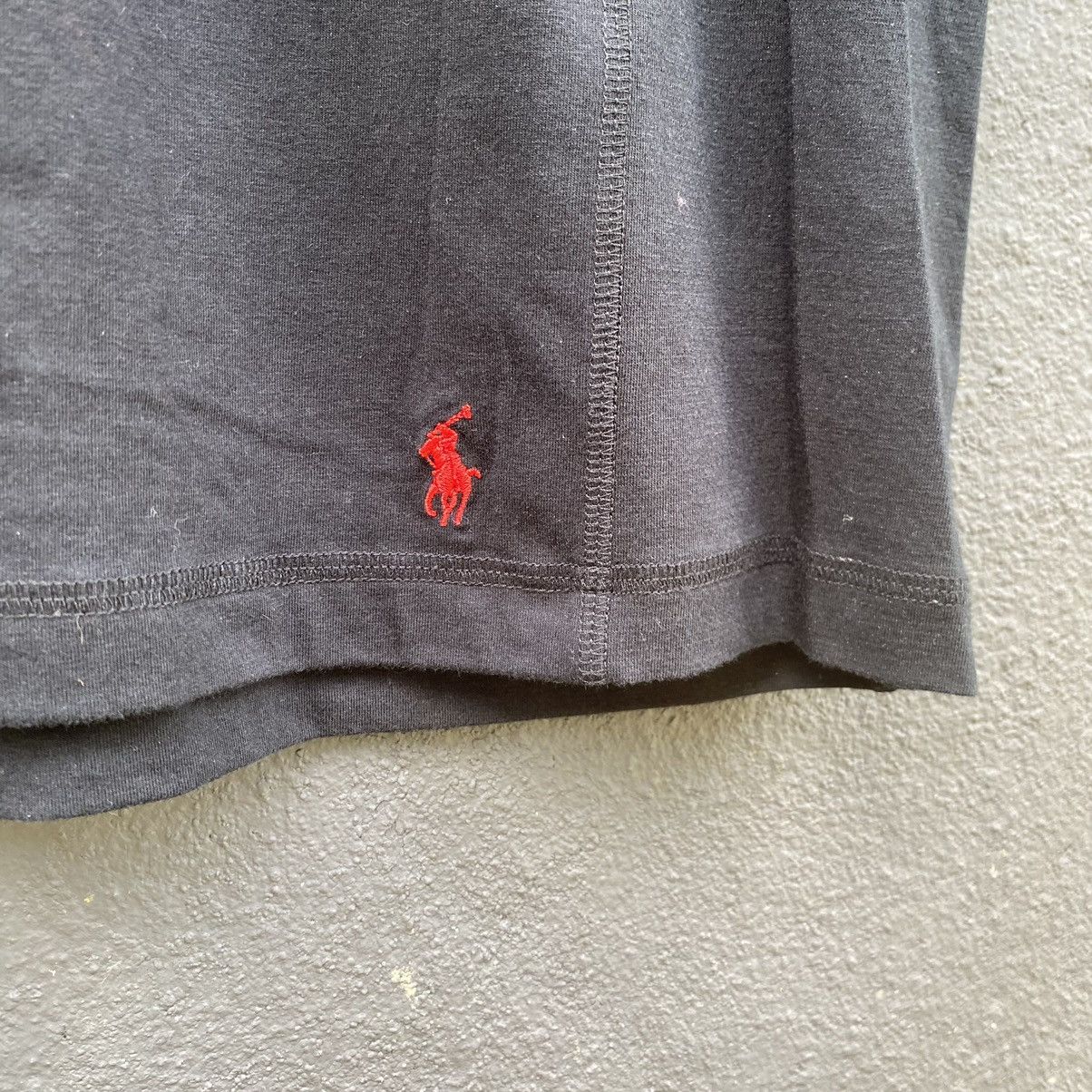 Polo Ralph Lauren Polo Ralph Lauren Black Tee ERD GRUNGE THRASHED FADED Size US M / EU 48-50 / 2 - 2 Thumbnail