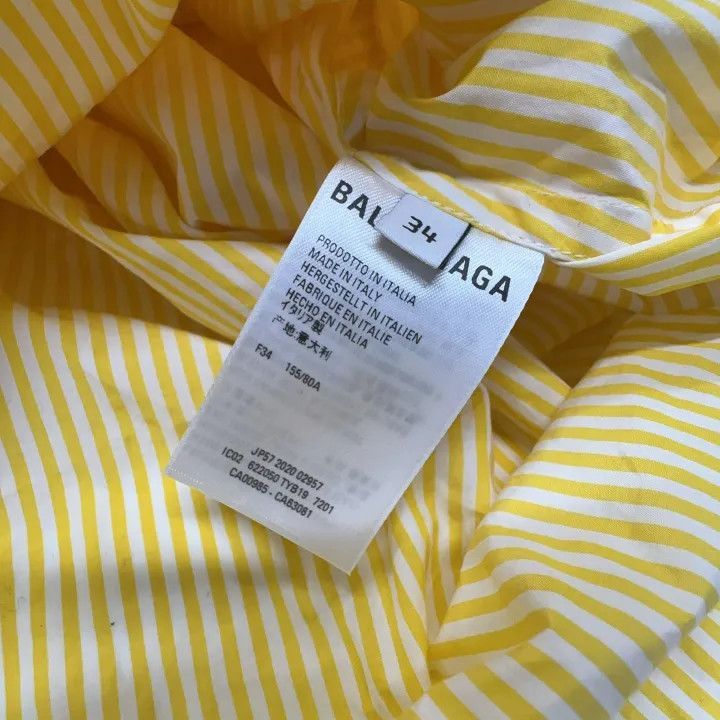 Balenciaga Cocoon Swing Logo Striped Shirt 0079-2507