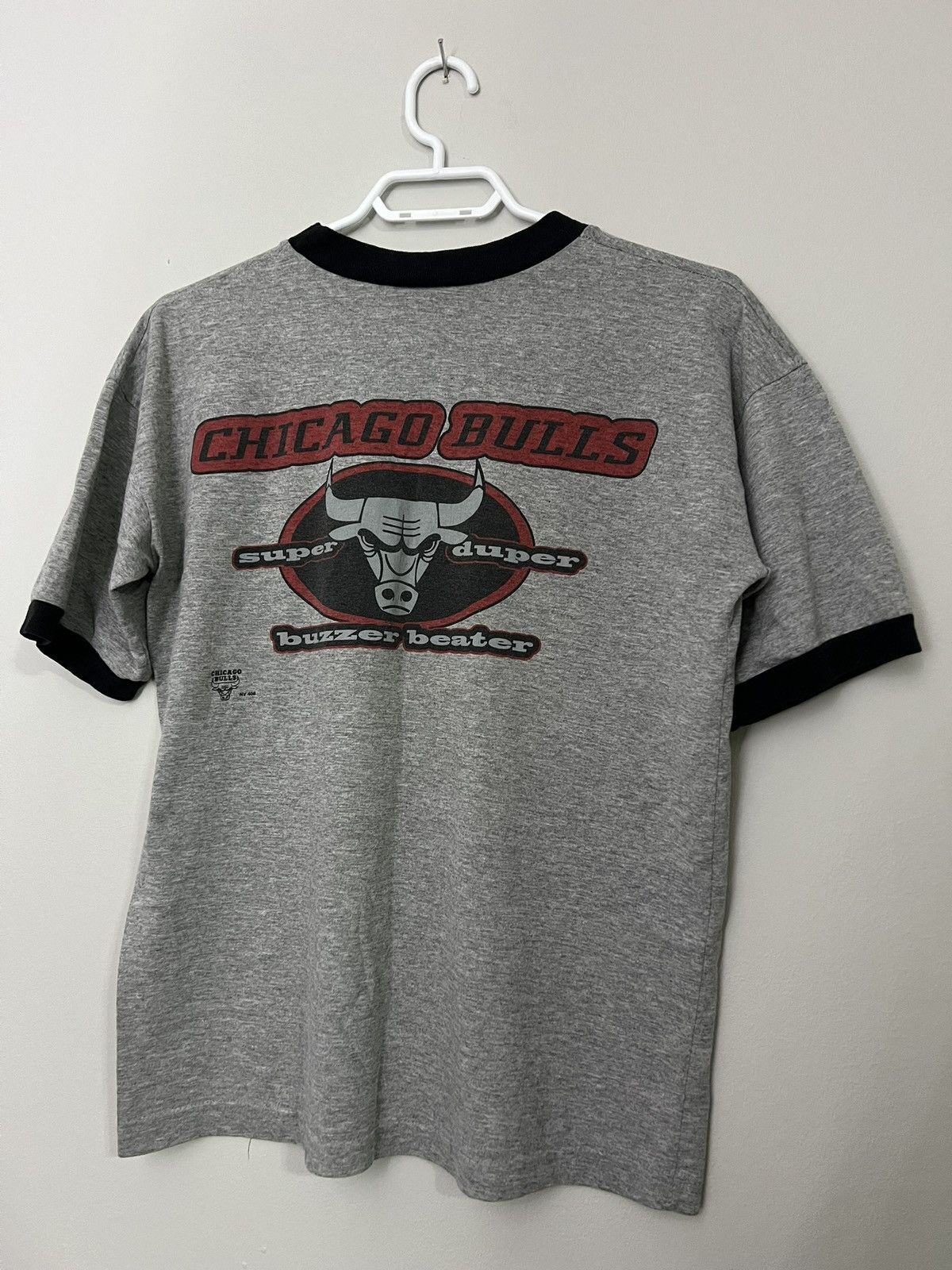 Vintage Vintage 90s Chicago Bulls Buzzer Beat NBA T-Shirt Size US M / EU 48-50 / 2 - 5 Thumbnail