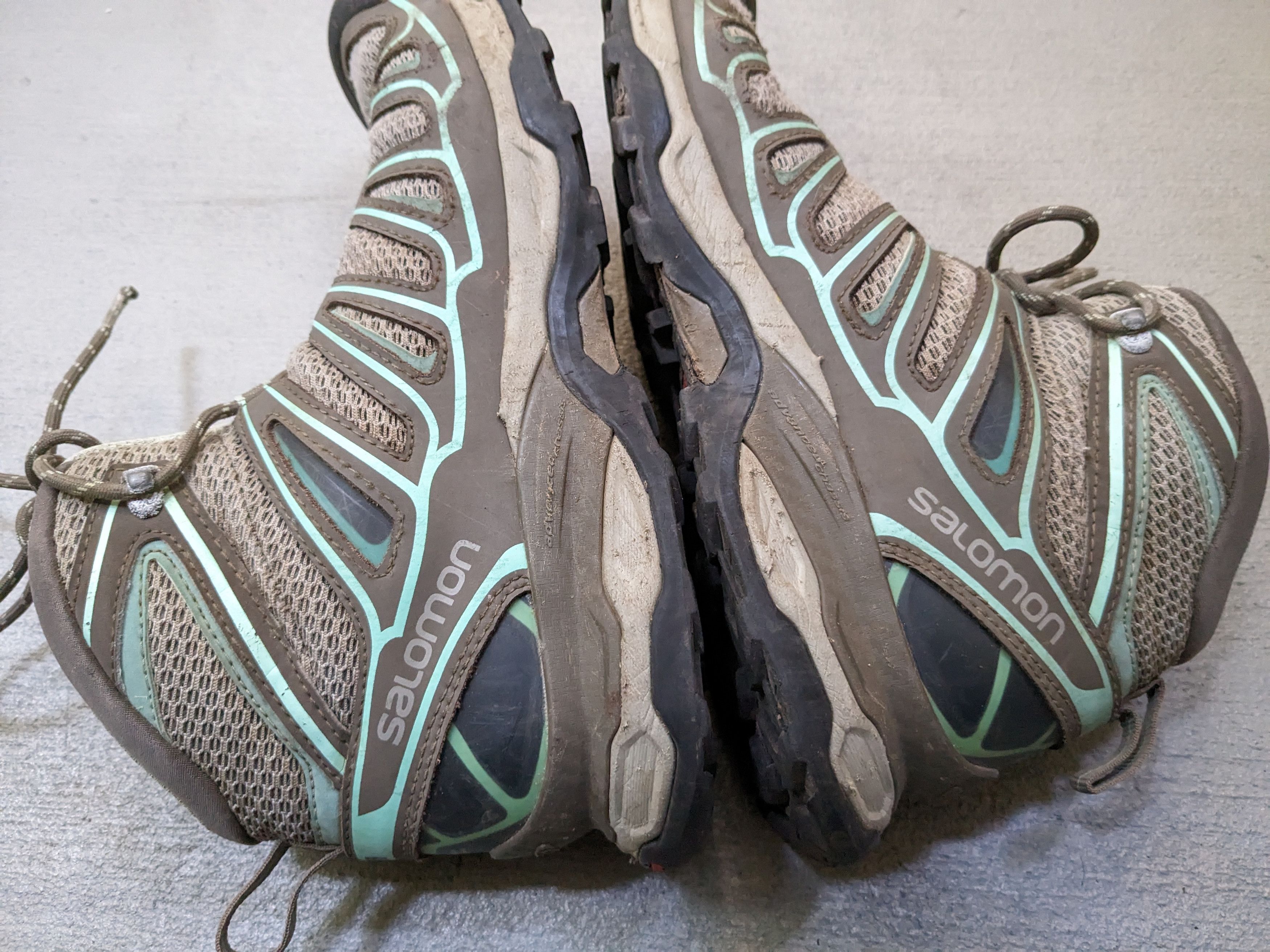 Salomon Salomon X Ultra Hiking Boots 8.5 Gray Green Gore-tex Size US 8.5 / EU 41-42 - 4 Thumbnail