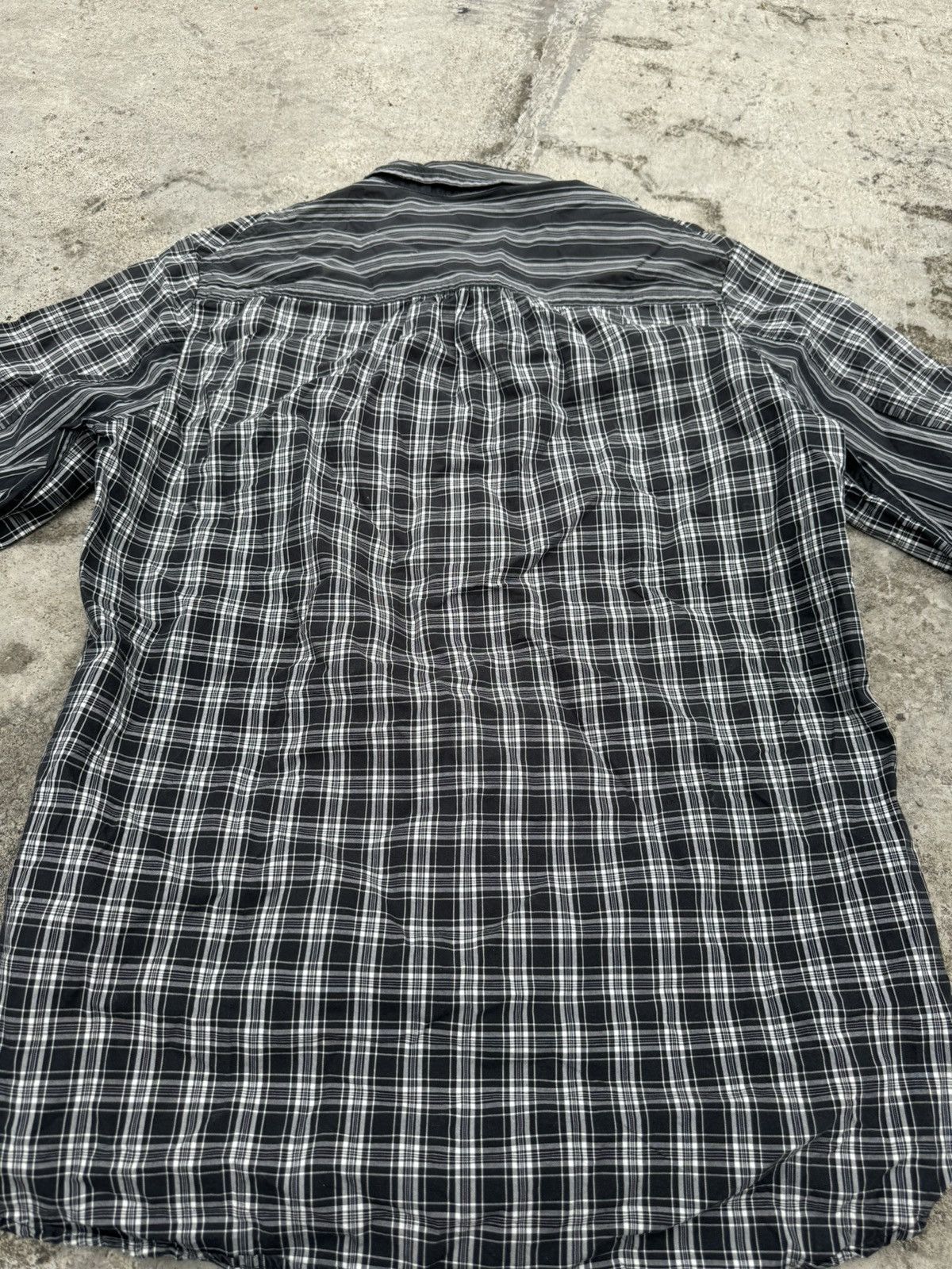 Number (N)ine Number (N)ine Checkered Button Up Shirt Size US L / EU 52-54 / 3 - 7 Thumbnail