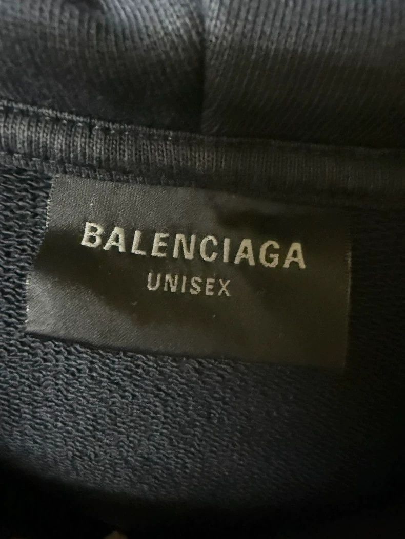 Balenciaga Balenciaga Black Flame Logo Zip Hoodie-2506 Size US S / EU 44-46 / 1 - 3 Thumbnail