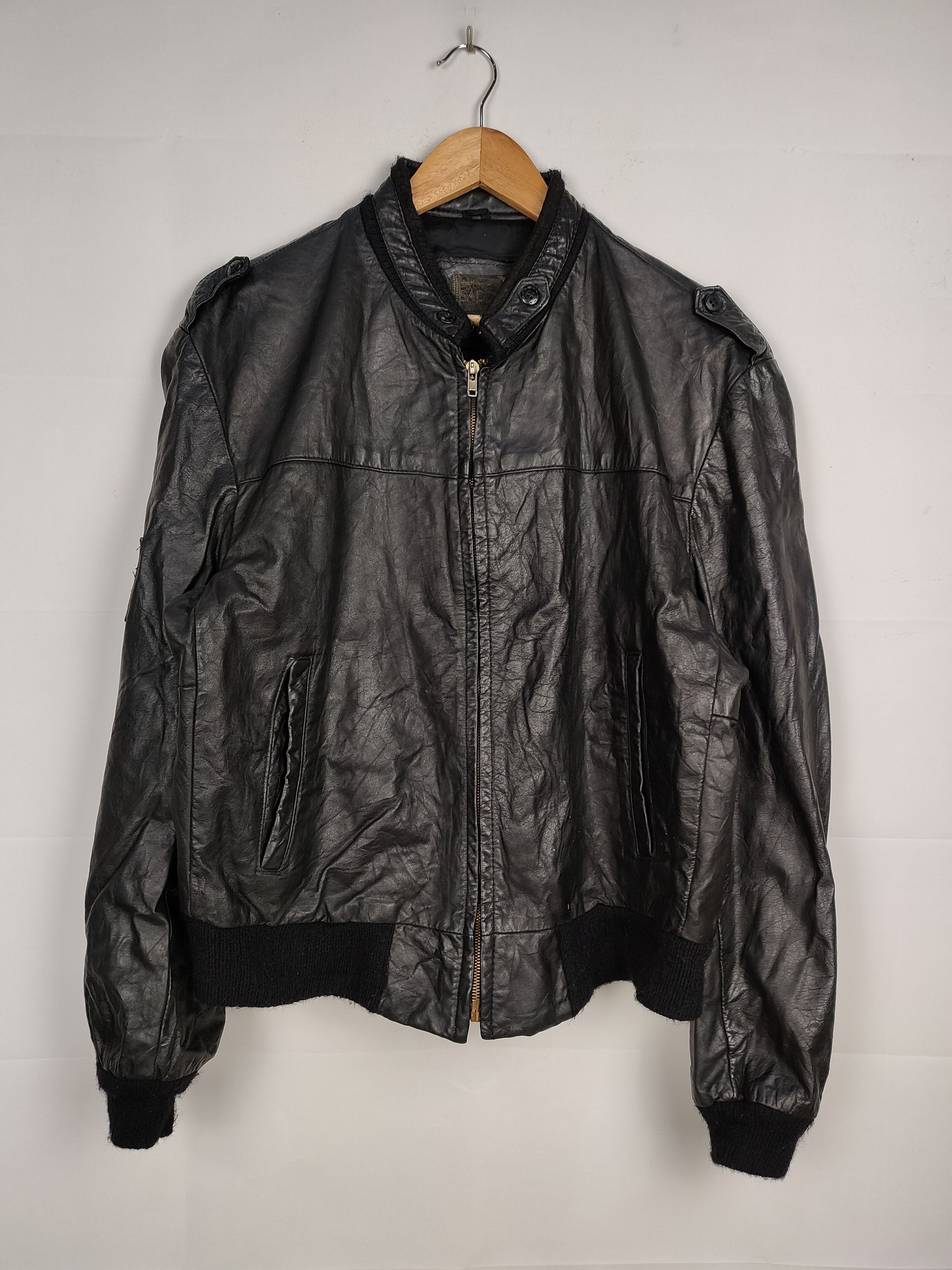 Genuine Leather × Vintage Vintage Saddler Red Indian Apache Back Hit Leather jacket Size US M / EU 48-50 / 2 - 3 Thumbnail