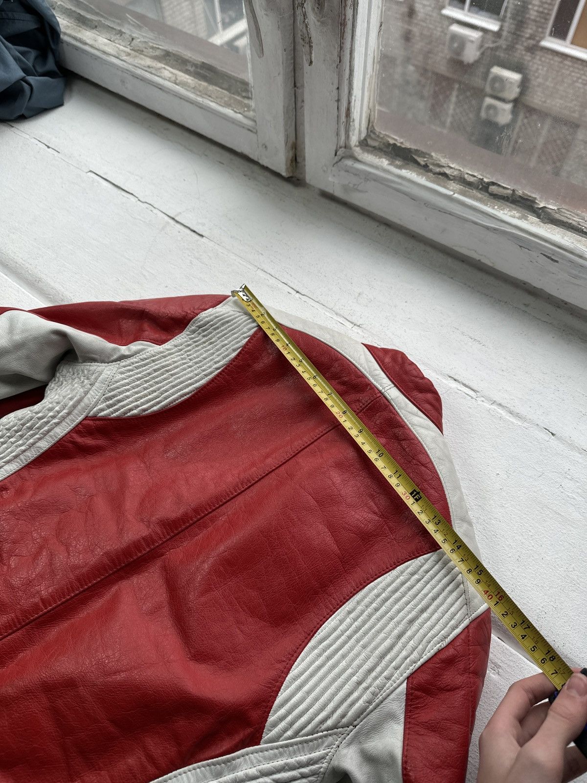 Other SEGURA 🚨VNTG LEATHER JACKET AVANT RACING BIG LOGO RED MOTO Size US XS / EU 42 / 0 - 17 Thumbnail