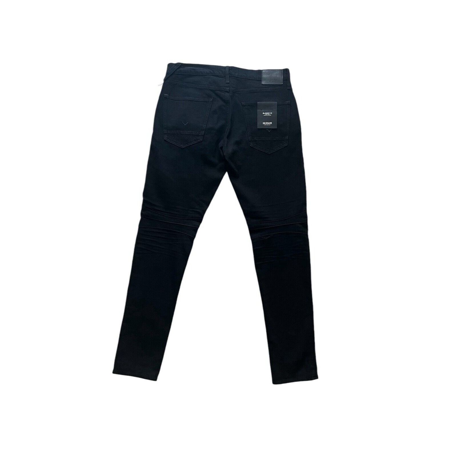 Hudson Hudson Jeans Skinny Biker Men's Denim Black $205 Size 33/32 Size US 33 - 3 Thumbnail