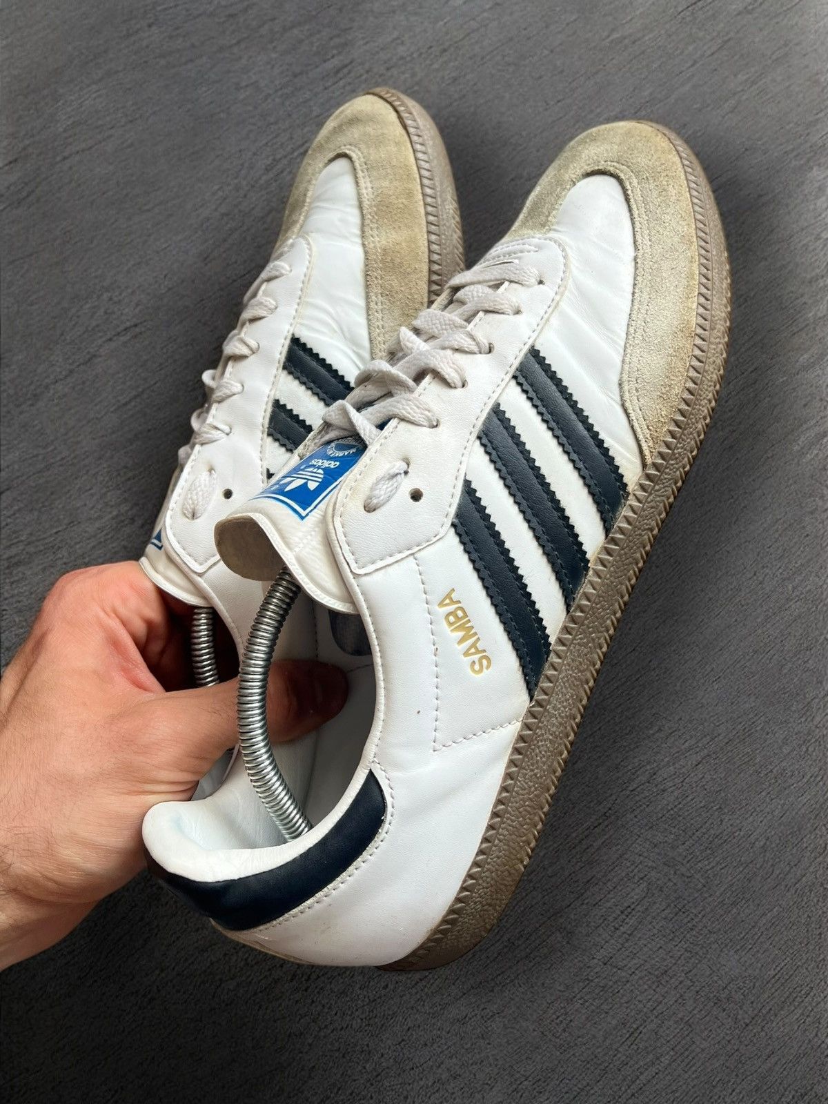 Adidas Adidas Samba OG White Sneakers BW Sport Size US 10 / EU 43 - 5 Thumbnail