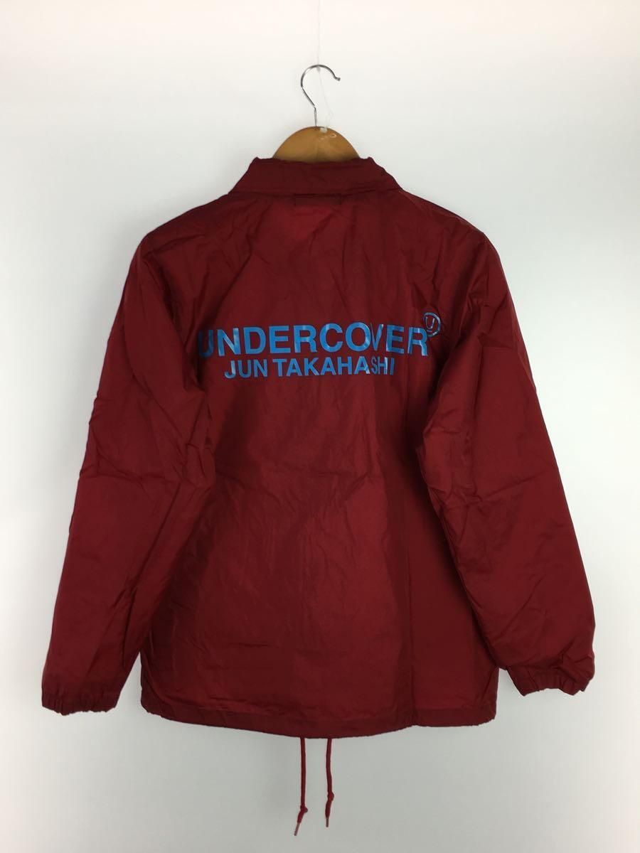 image of Undercover Logo Nylon Coach Jacket in Red, Men's (Size Small)