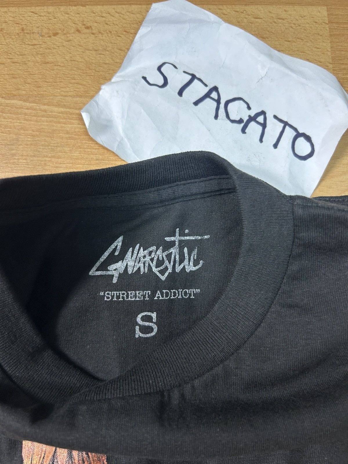 Gnarcotic × Japanese Brand Gnarcotic Anime Tee Black Size US S / EU 44-46 / 1 - 4 Thumbnail
