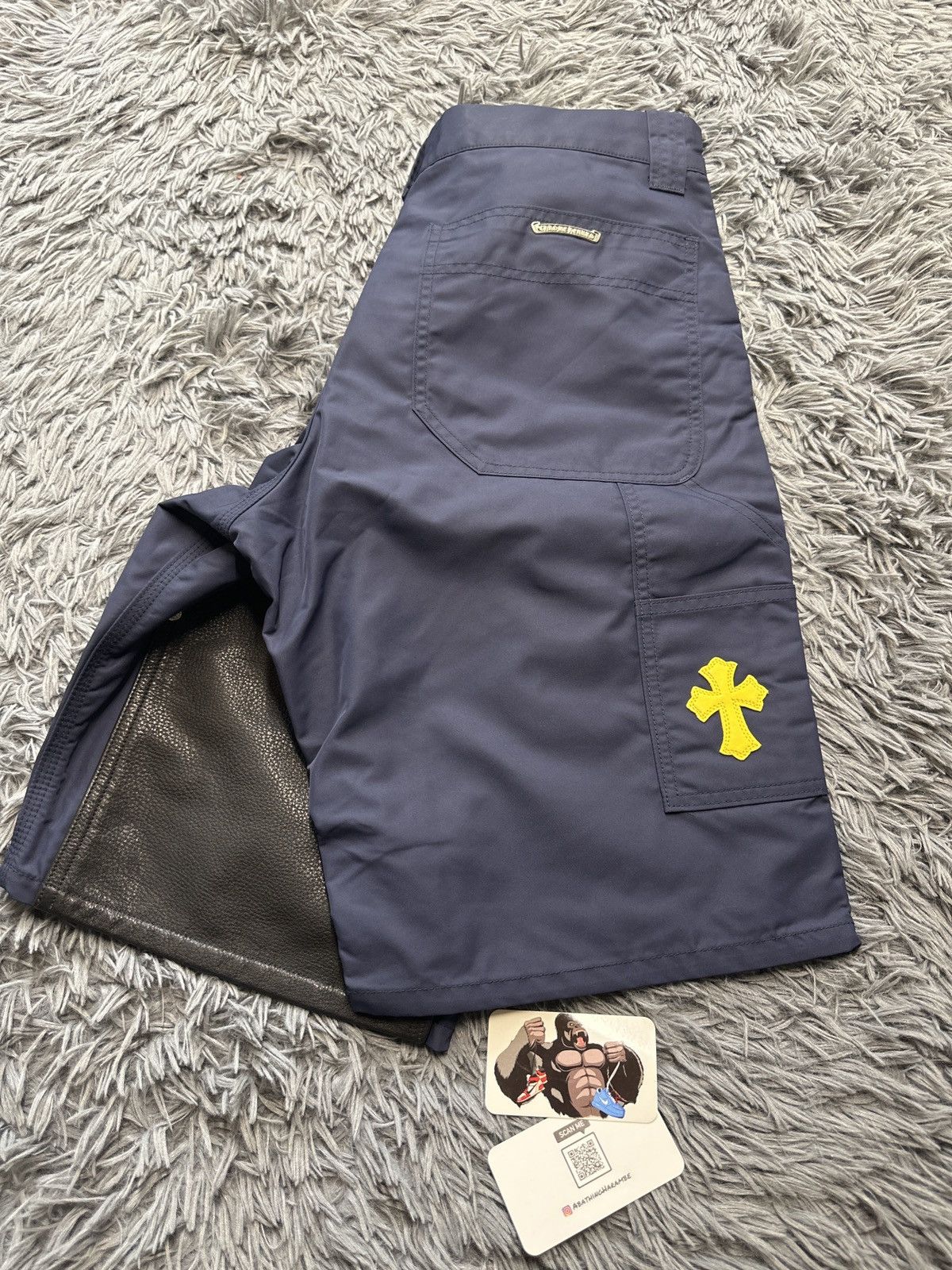 Chrome Hearts Chrome Hearts Nylon Leather Carpenter Shorts W/ Cross Patch Size US 32 / EU 48 - 4 Thumbnail