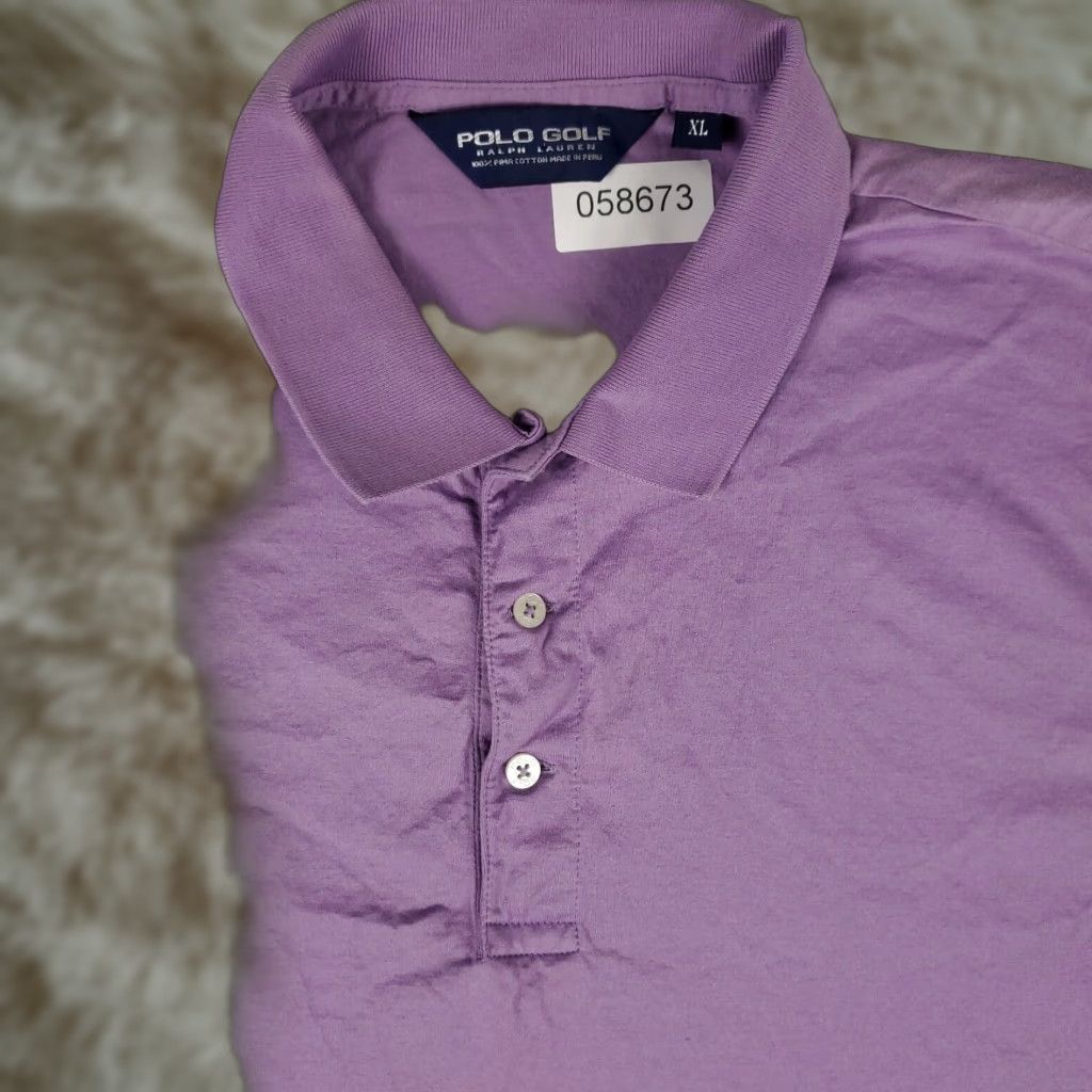 Ralph Lauren Ralph Lauren Polo Shirt Mens XL Purple Pony Casual Short Sleeve Shirt Size US XL / EU 56 / 4 - 1 Thumbnail
