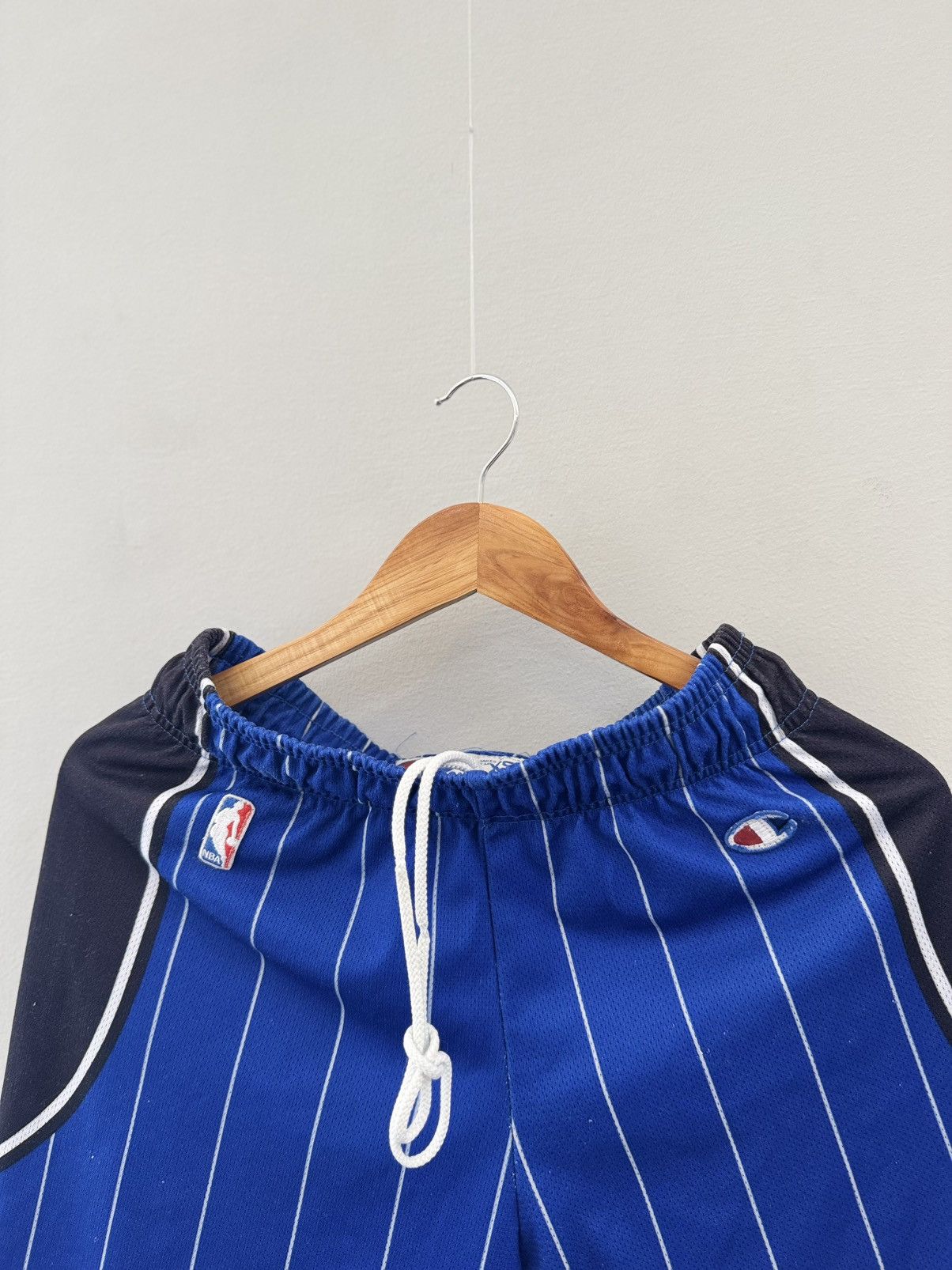 NBA Vintage 90s Champion Orlando Magic Mesh Basketball Shorts M Size US 28 / EU 44 - 3 Thumbnail