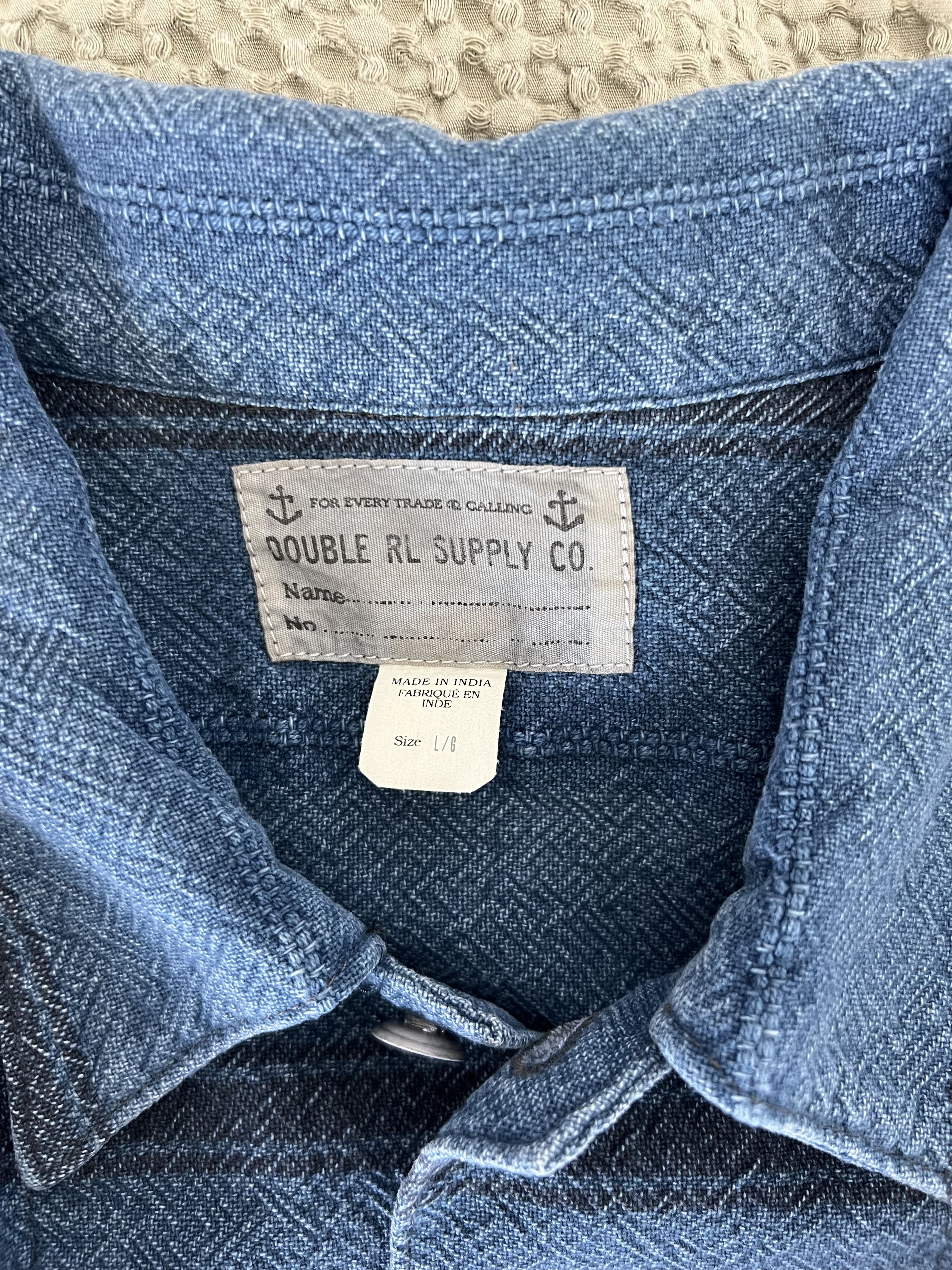 RRL Ralph Lauren RRL Ralph Lauren Cooper Work Jacket in Indigo Size US L / EU 52-54 / 3 - 8 Thumbnail