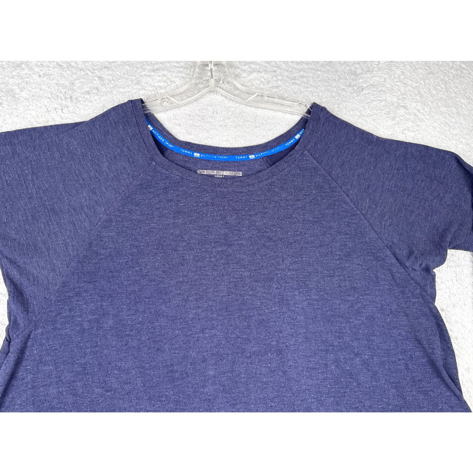 Tommy Hilfiger Tommy Hilfiger Sport Shirt Women XL Blue Long Sleeve Polyester Blend Size XL / US 12-14 / IT 48-50 - 4 Thumbnail