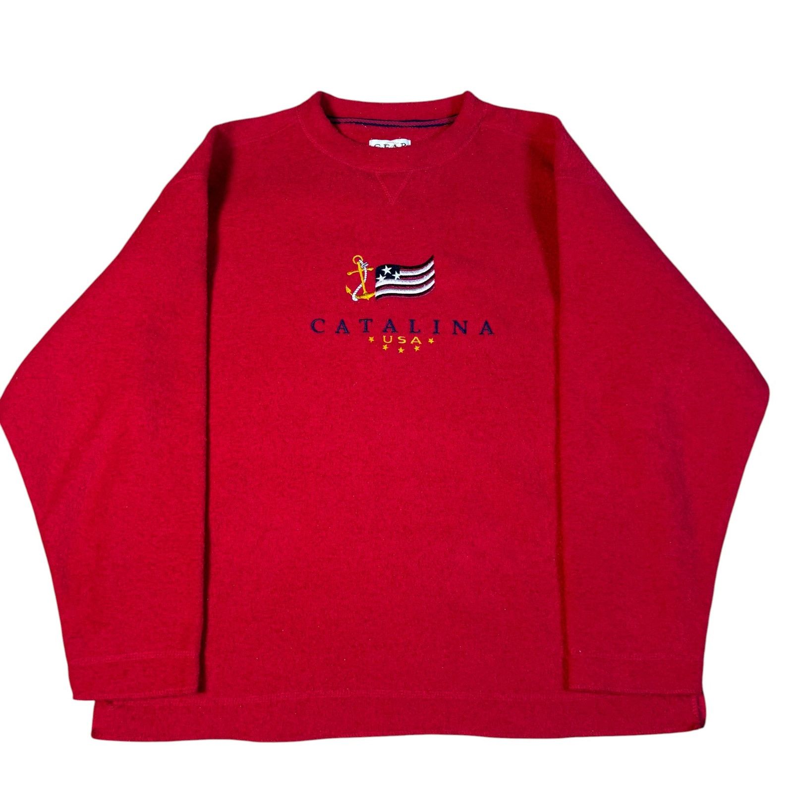 Gear for Sports vintage 90s retro Gear For Sports Catalina USA fleece crew M Size US M / EU 48-50 / 2 - 1 Thumbnail