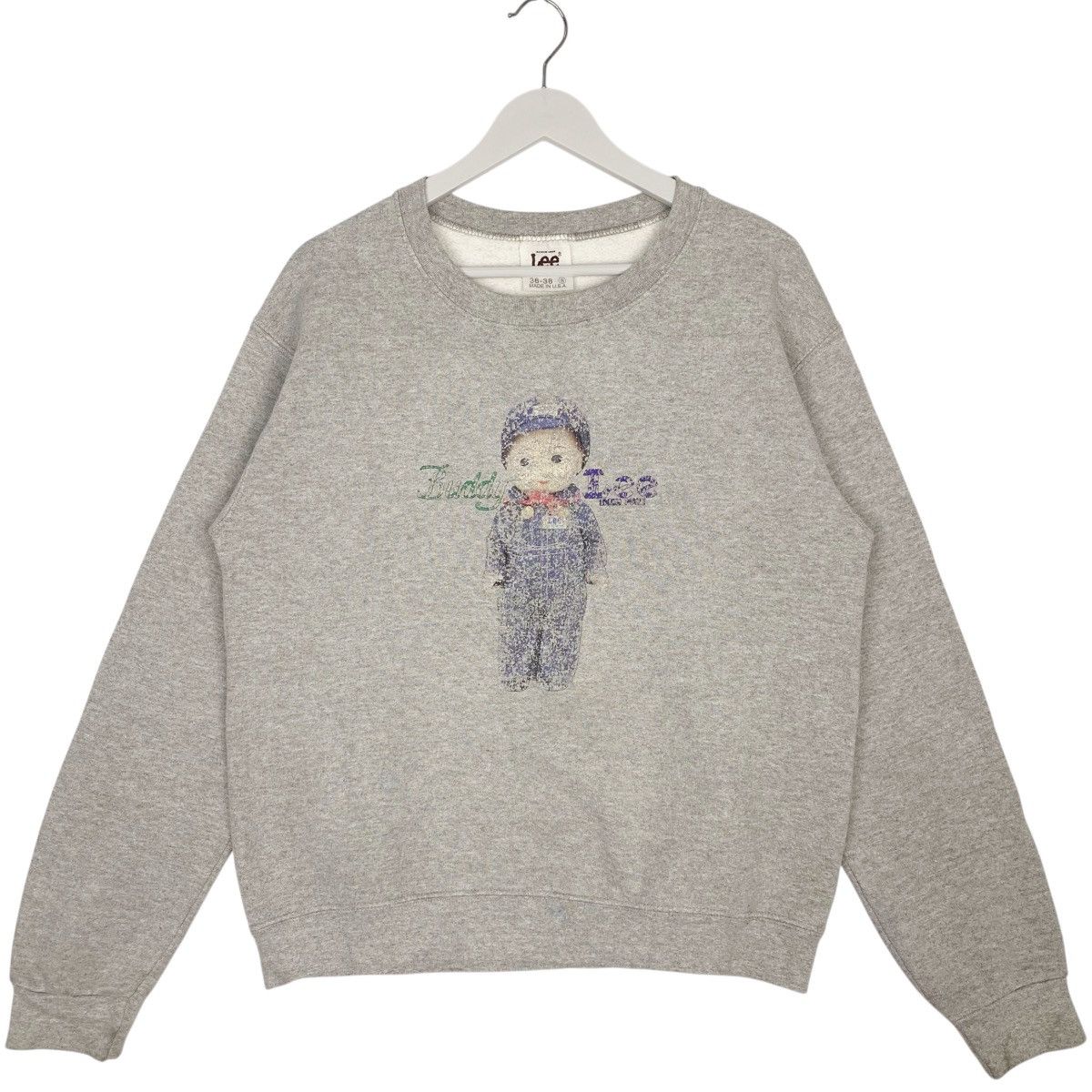 Other Vintage Lee Printed Crewneck Sweatshirt Gray Pullover Size S Size US S / EU 44-46 / 1 - 1 Thumbnail