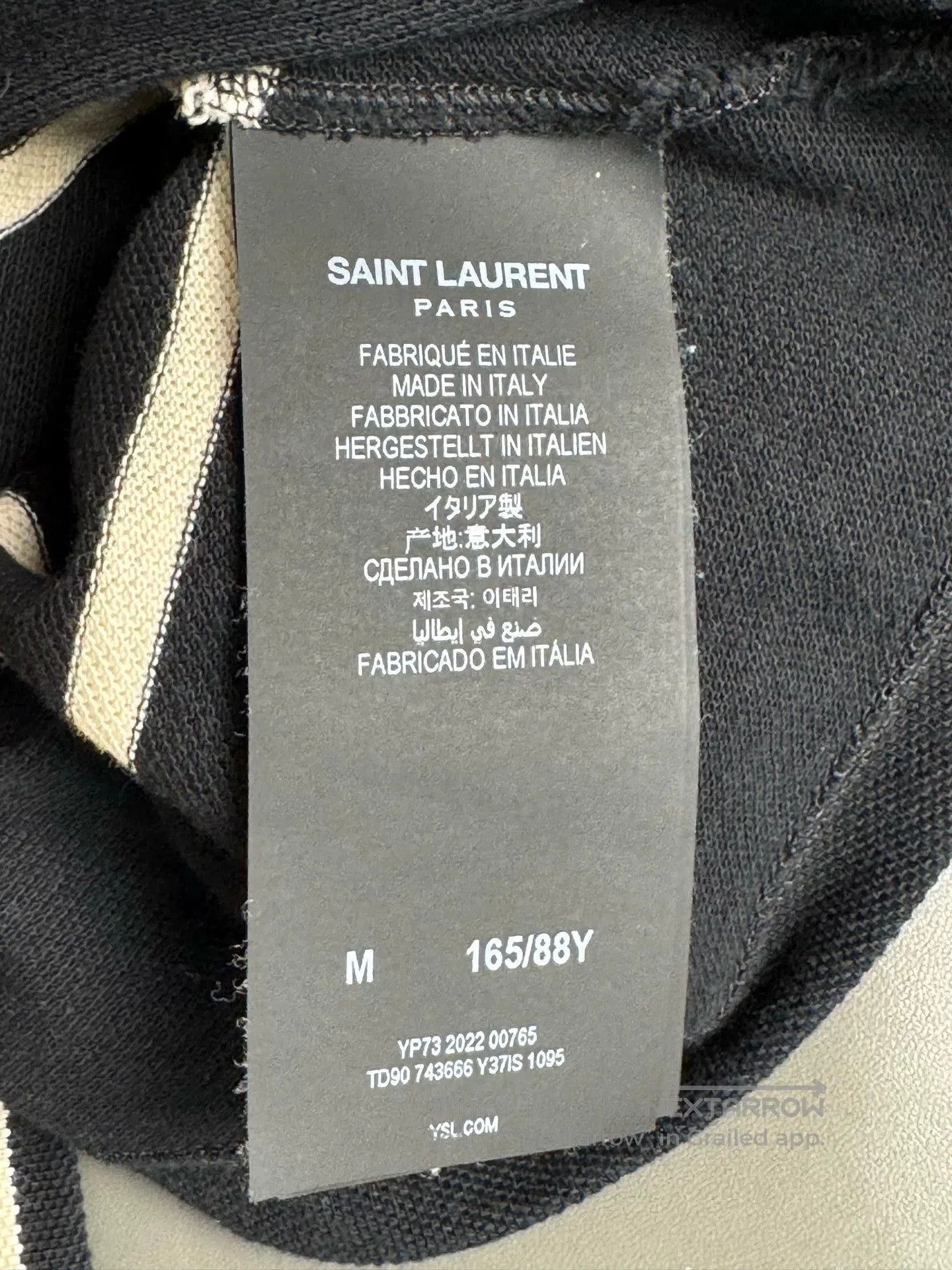 Saint Laurent Paris Striped Short. Size US M / EU 48-50 / 2 - 8 Thumbnail