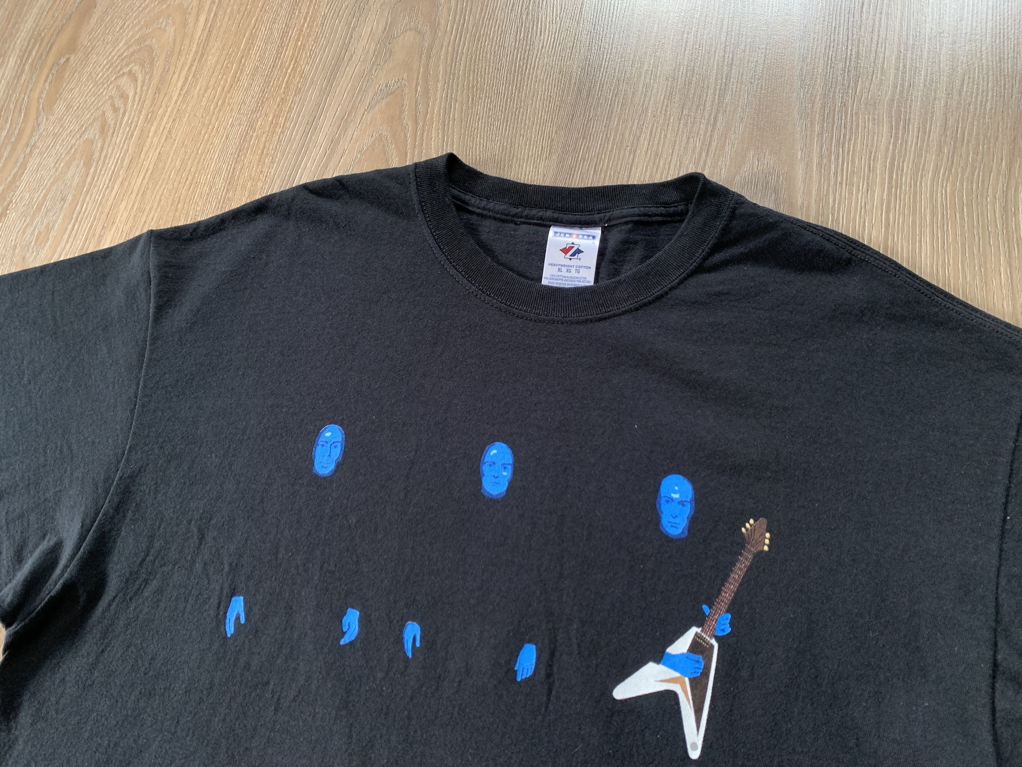 Band Tees × Jerzees × Vintage Blue Man Group Megastar World Tour T Shirt Size US XL / EU 56 / 4 - 4 Thumbnail