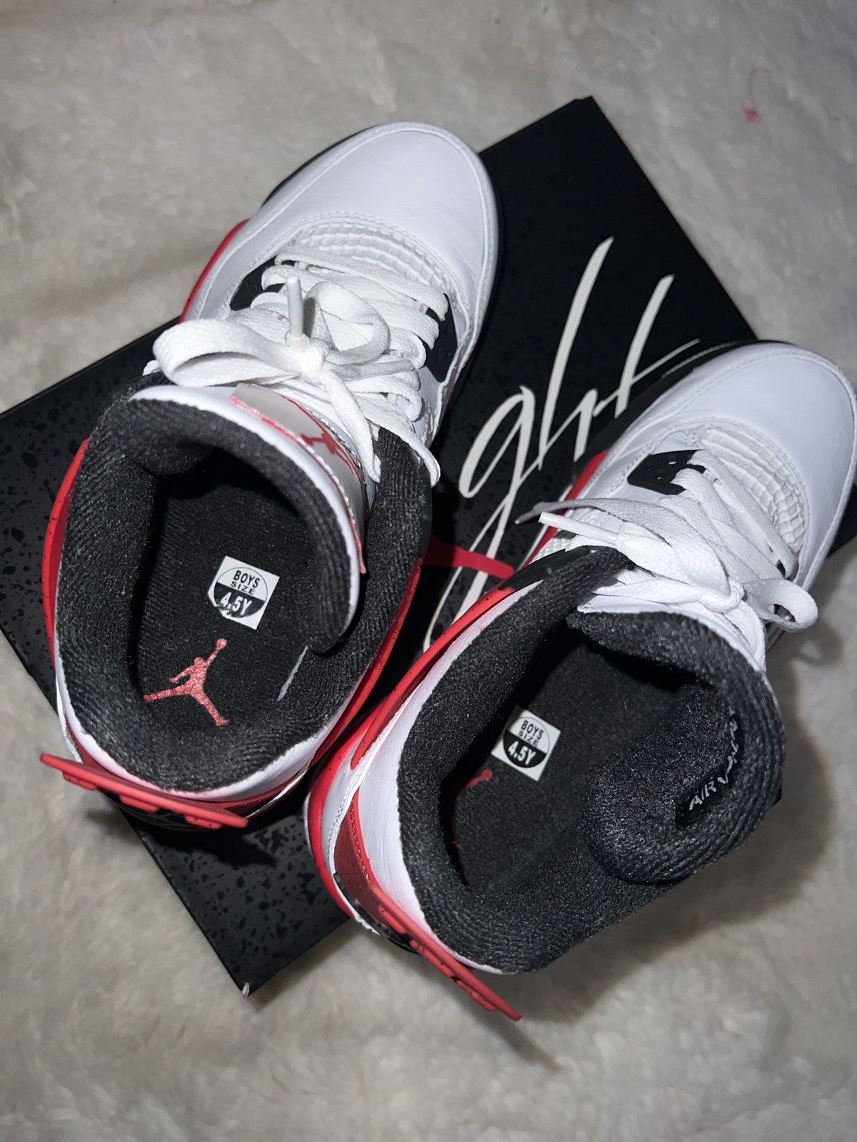 Jordan Brand × Nike AIR JORDAN RETRO RED CEMENT Size US 6 / IT 36 - 4 Thumbnail