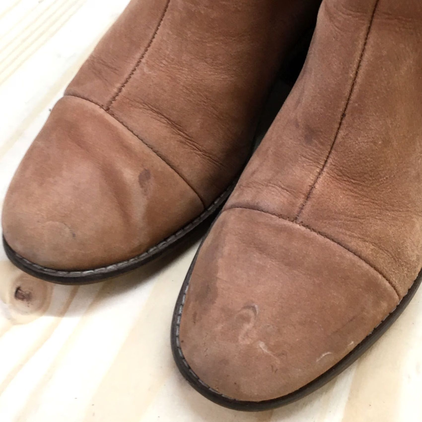 Toms TOMS Boots Womens 7.5 Esme Chelsea Brown Pull On Ankle Top Casual Block Shoes 10012462 Size M / US 6-8 / IT 42-44 - 4 Thumbnail