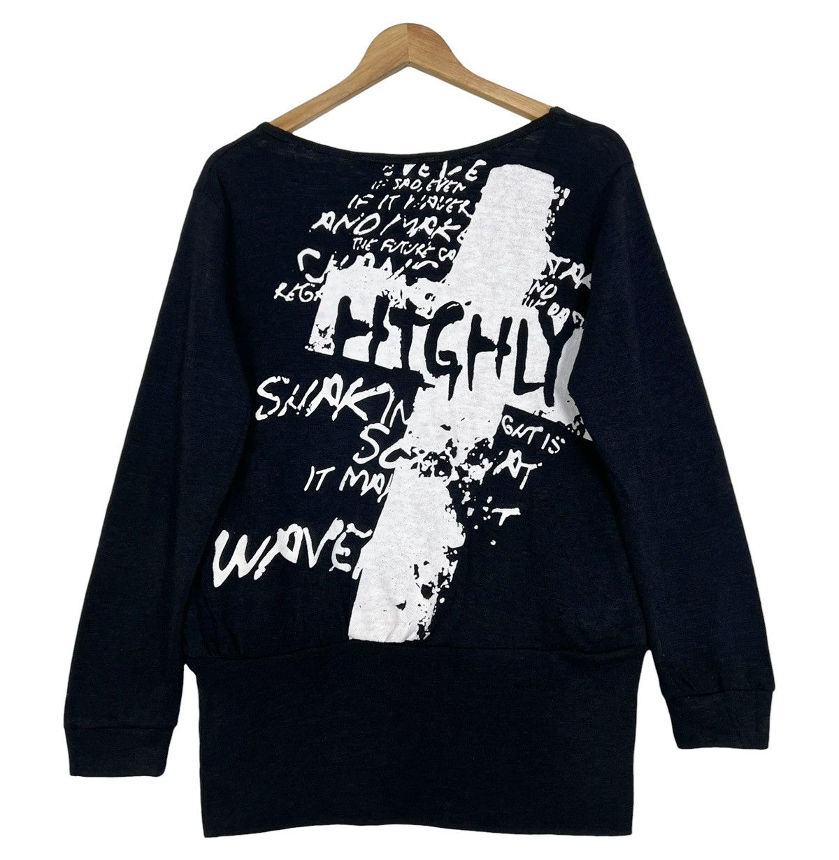 Japanese Brand Rich or Die Chrome Hearts Cross Inspired Long Sleeve Tee Size M / US 6-8 / IT 42-44 - 2 Thumbnail
