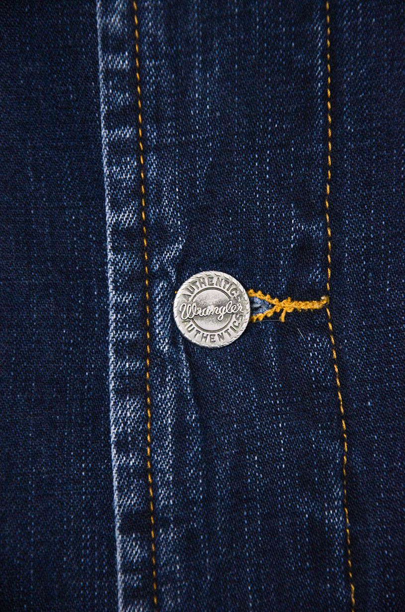 Wrangler Wrangler Authentic Western Denim Jacket Lined – Dark Blue Size US S / EU 44-46 / 1 - 6 Thumbnail