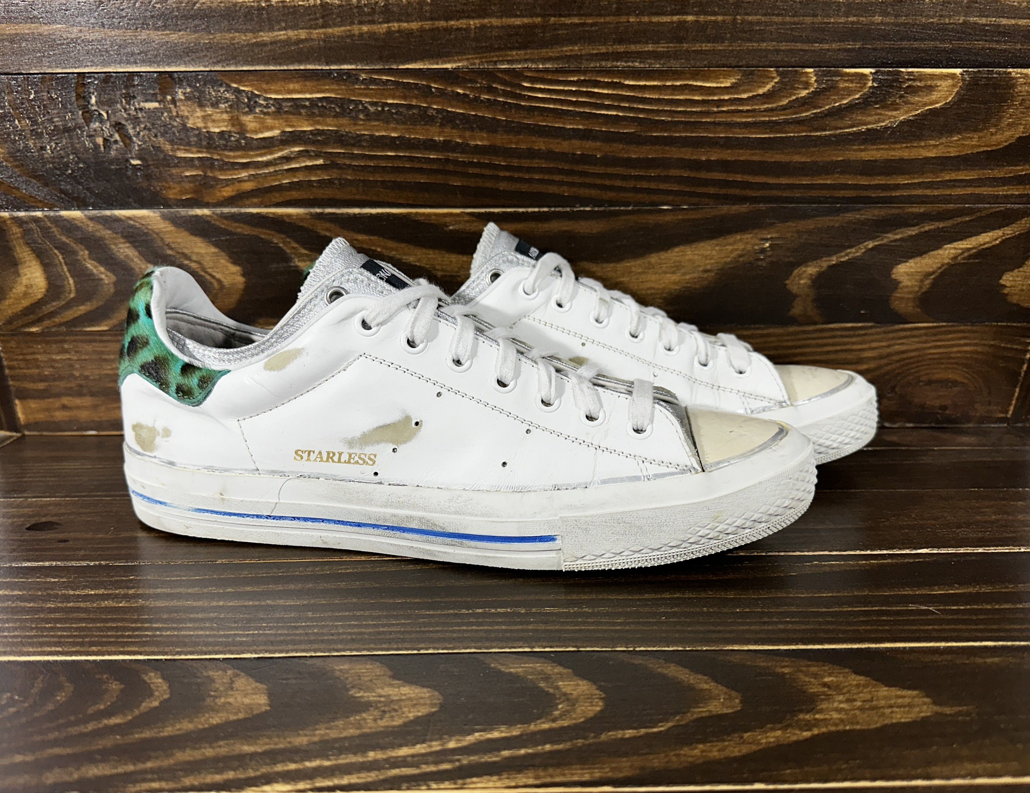 Leather Hidnander Archetypal Starless Donna Low Sneakers MadeInItaly Size US 11 / IT 41 - 1 Thumbnail
