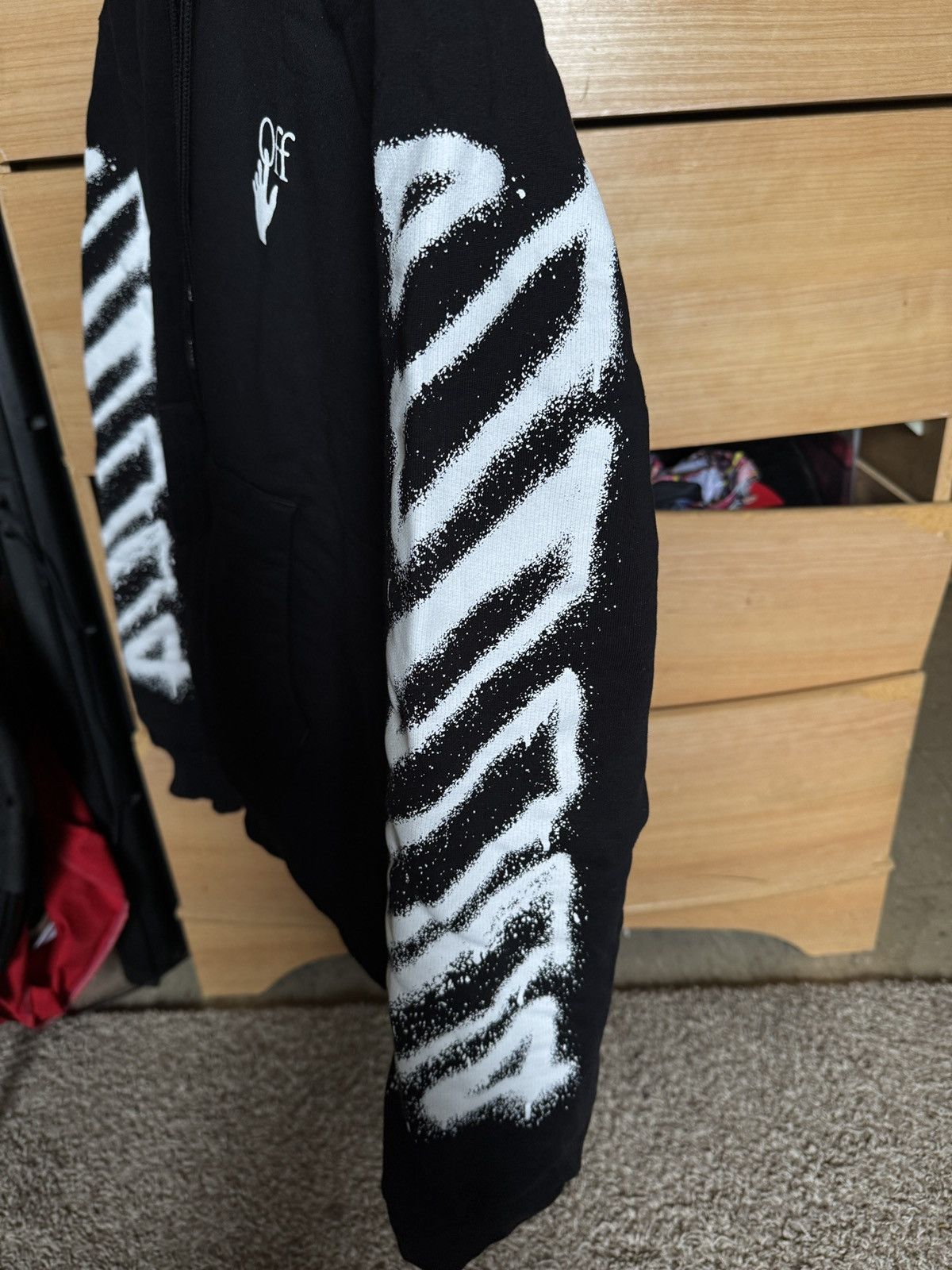 Off-White Off-White Spray Marker Slim Hoodie L Size US L / EU 52-54 / 3 - 3 Thumbnail