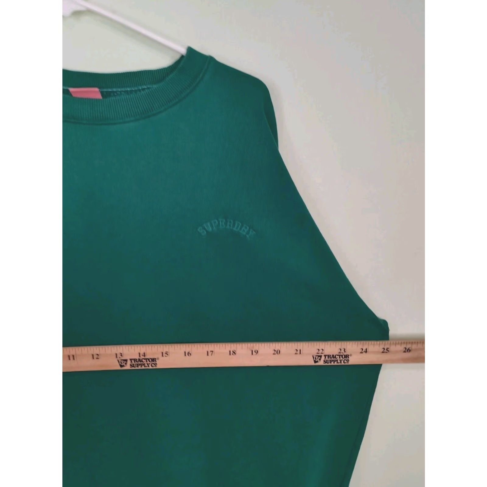Superdry Superdry Crewneck Long Sleeve Fleece Sweatshirt XL Green Unisex Adults Oversized Pullover Sweatshirt Mens Womens (adjusted within allowed words) Size US XL / EU 56 / 4 - 6 Thumbnail