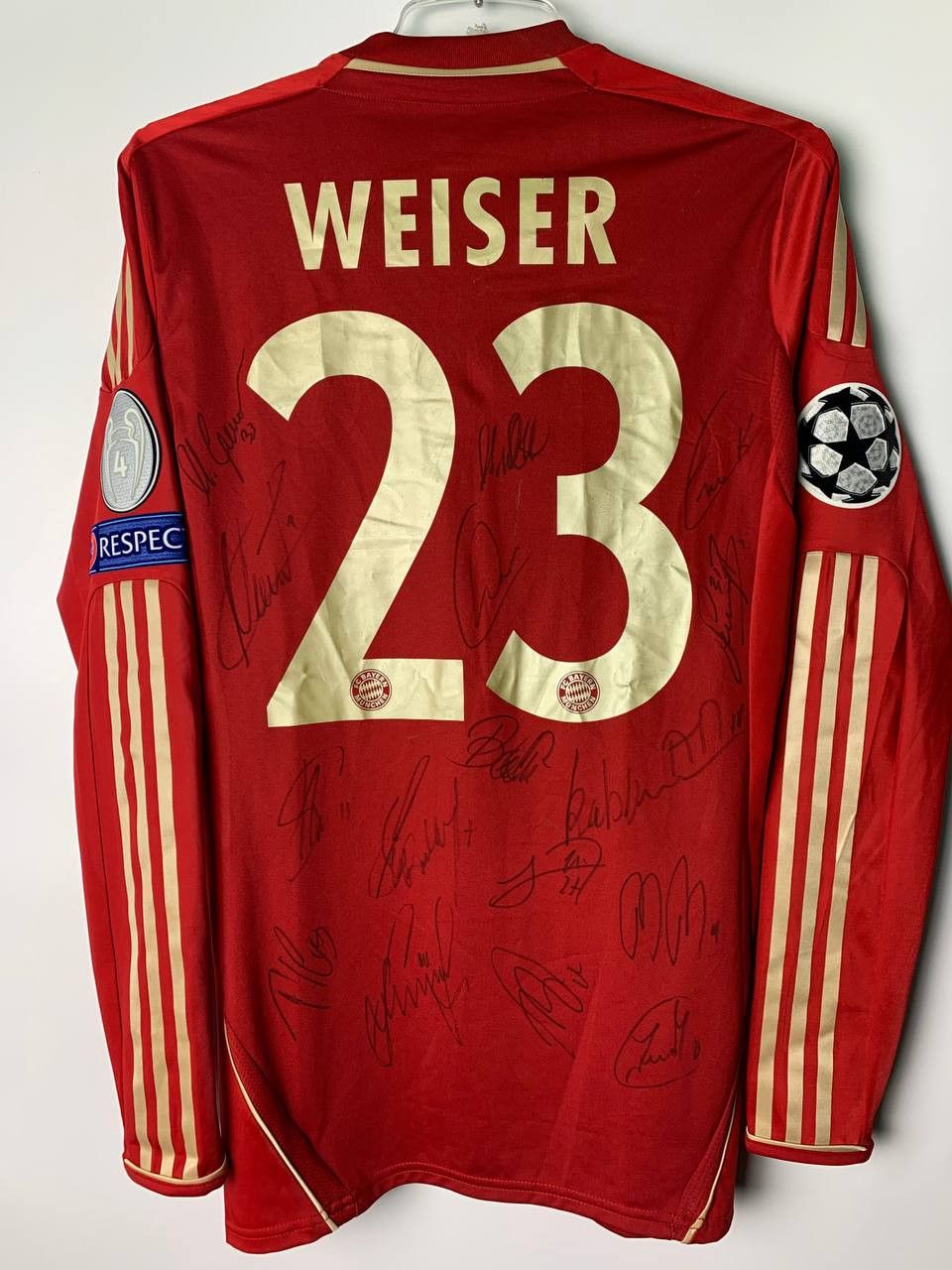 Adidas BAYERN MUNICH 2012 2013 HOME FOOTBALL SHIRT SOCCER JERSEY Size US M / EU 48-50 / 2 - 6 Thumbnail