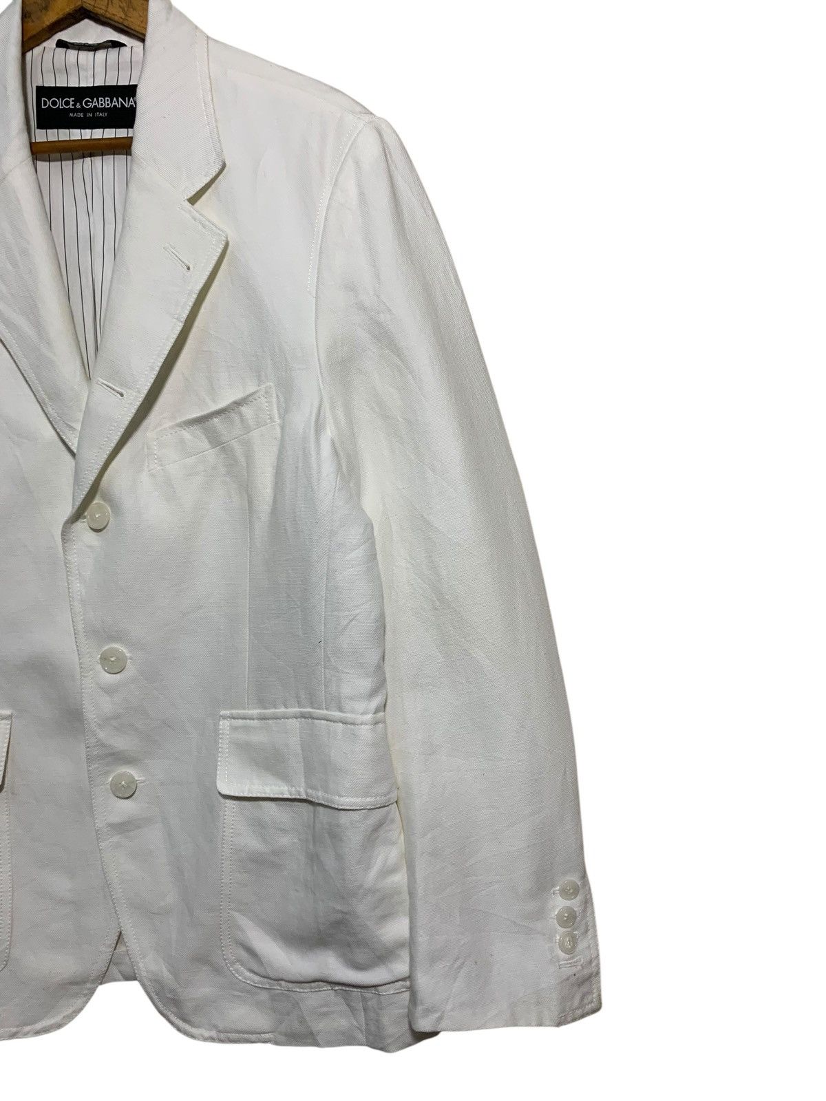 Dolce & Gabbana 🔥D&G ITALY 5 POCKETS WHITE JACKETS Size US M / EU 48-50 / 2 - 3 Thumbnail
