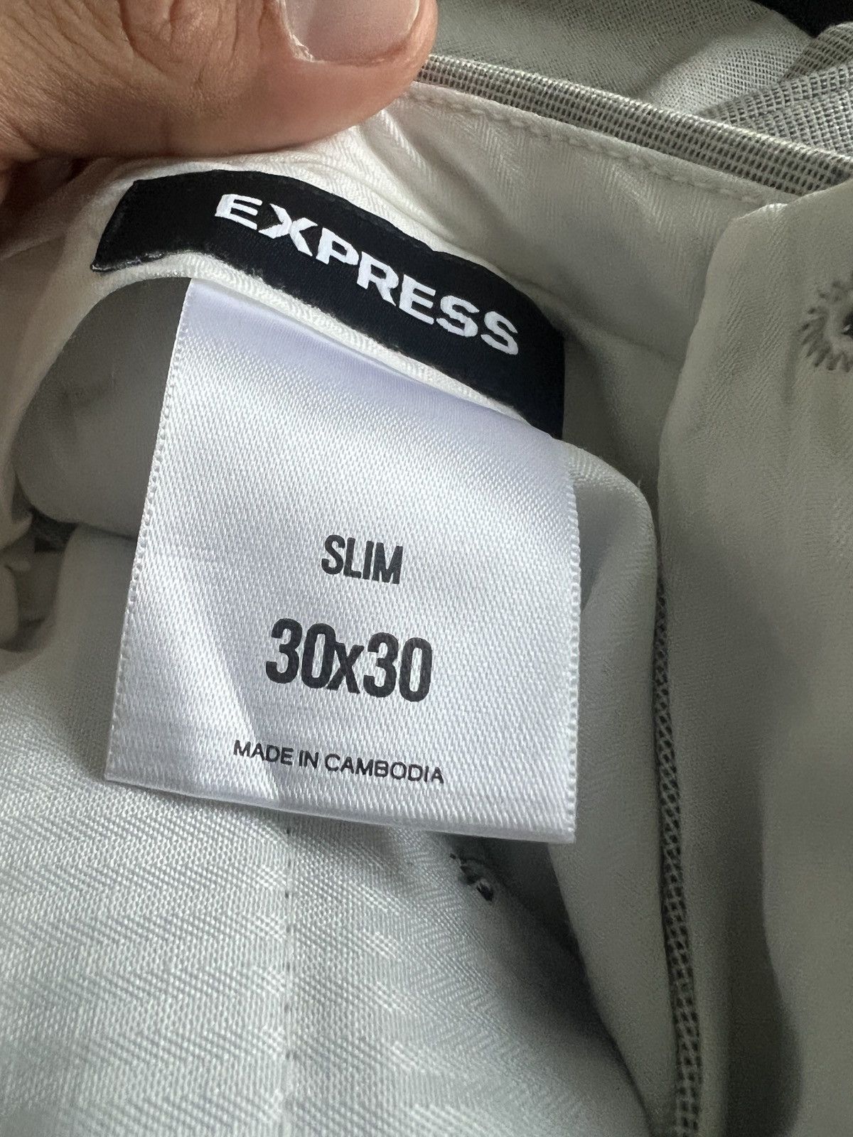Express EXPRESS SUIT BLAZER/ PANTS SLIM FIT Size 44S - 4 Thumbnail