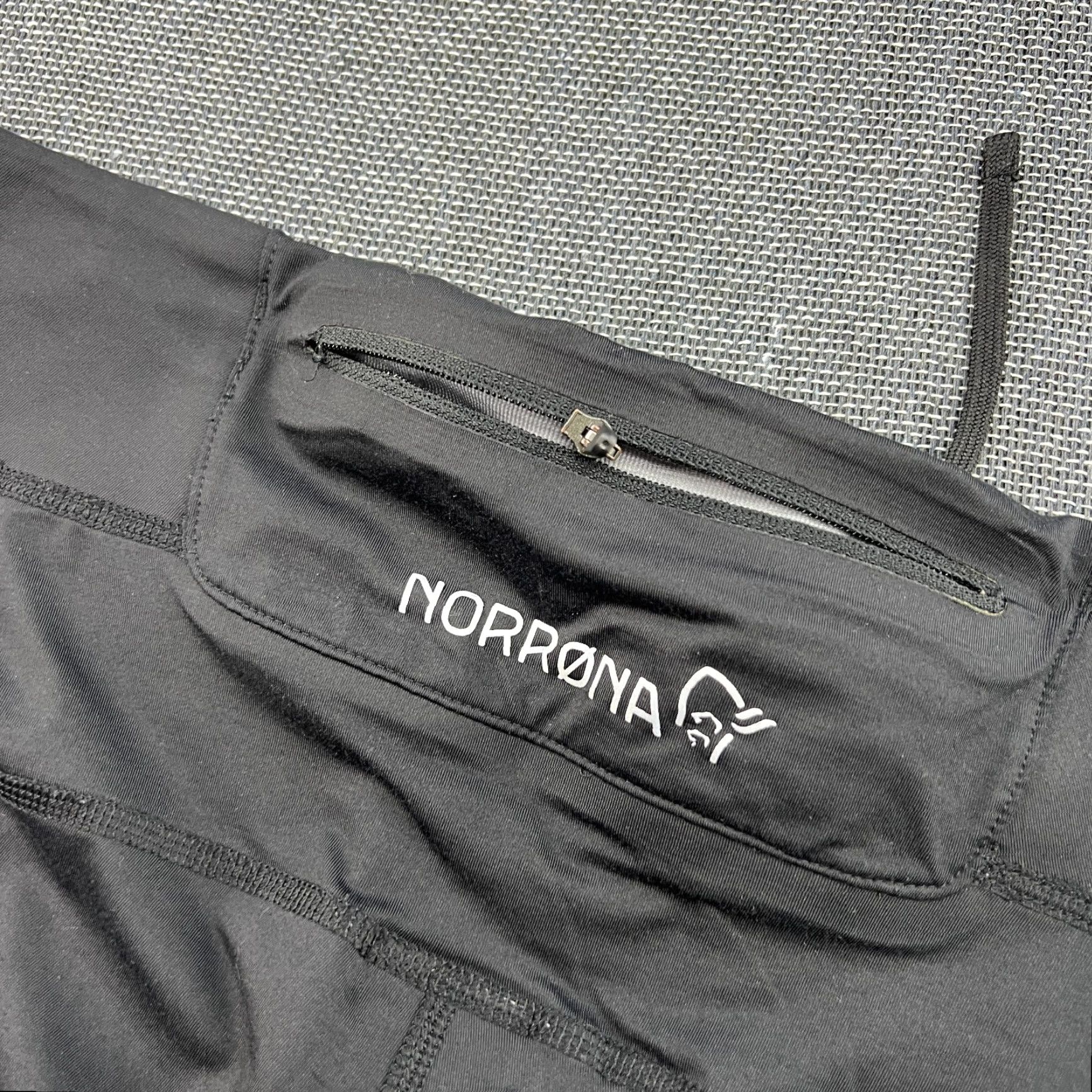 Vintage Norrona Bitihorn Womens Pants L Stretch Elastic Compression Black Tights Size 36" / US 14 / IT 50 - 4 Thumbnail