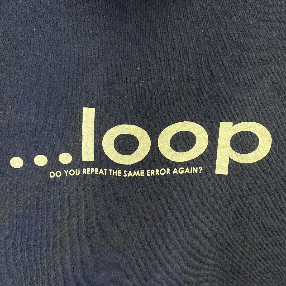Vintage LOOP SKATE BRAND BIG LOGO ZIPPER HOODIE Size US L / EU 52-54 / 3 - 5 Thumbnail