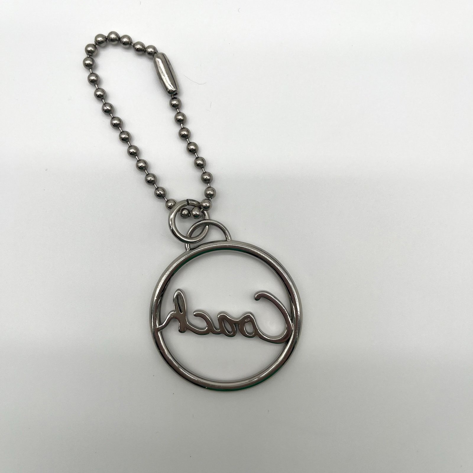 Coach COACH Silver Bag Charm, Signature, Keychain Size ONE SIZE - 3 Thumbnail