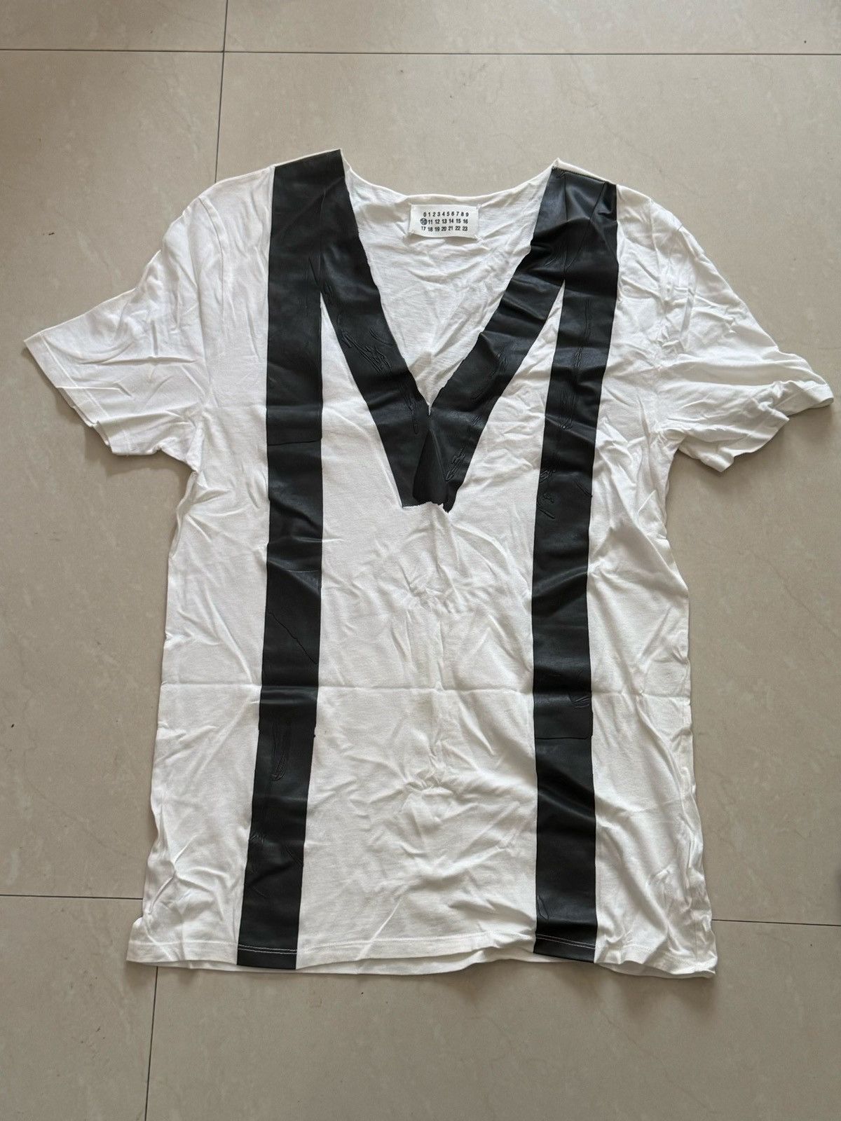 Maison Margiela NEW, MAISON MARTIN MARGIELA WHITE SHORT SLEEVE T