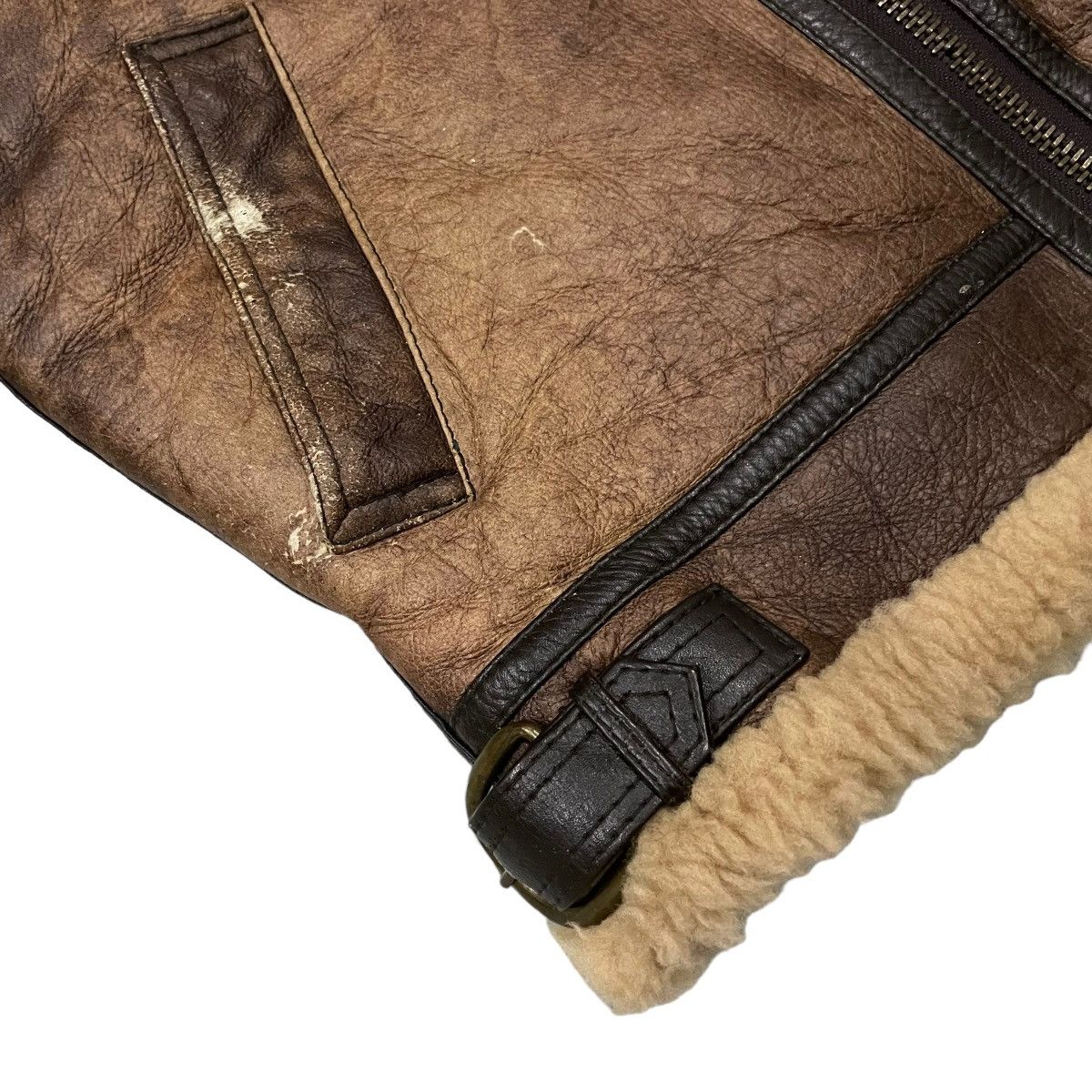 Harley Davidson Vintage Harley Davidson Sheepskin B3 Leather Jacket Size US M / EU 48-50 / 2 - 12 Thumbnail