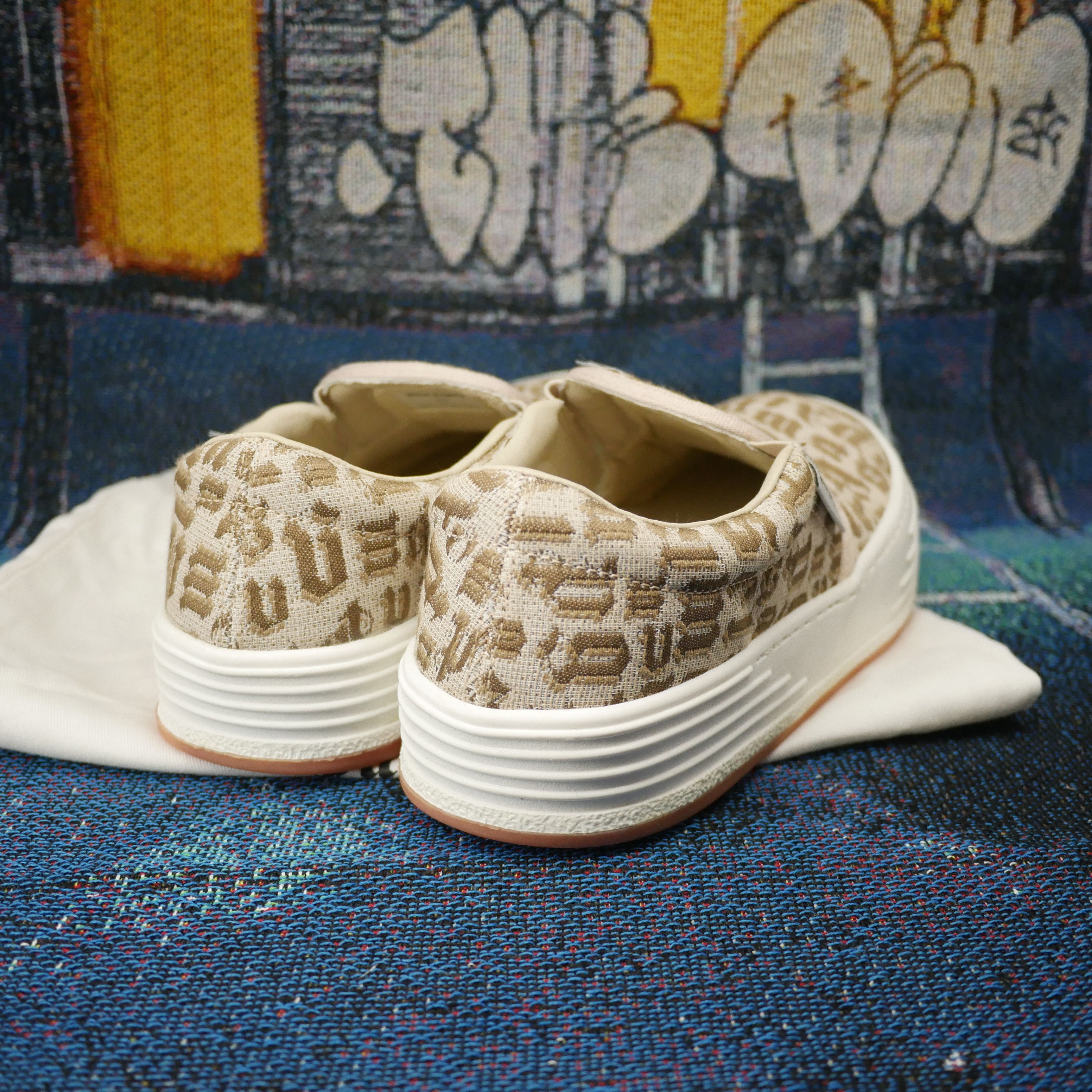 Palm Angels Palm Angels Slip Ons Beige AOP Font Size 37 Size US 5.5 / IT 35.5 - 4 Thumbnail