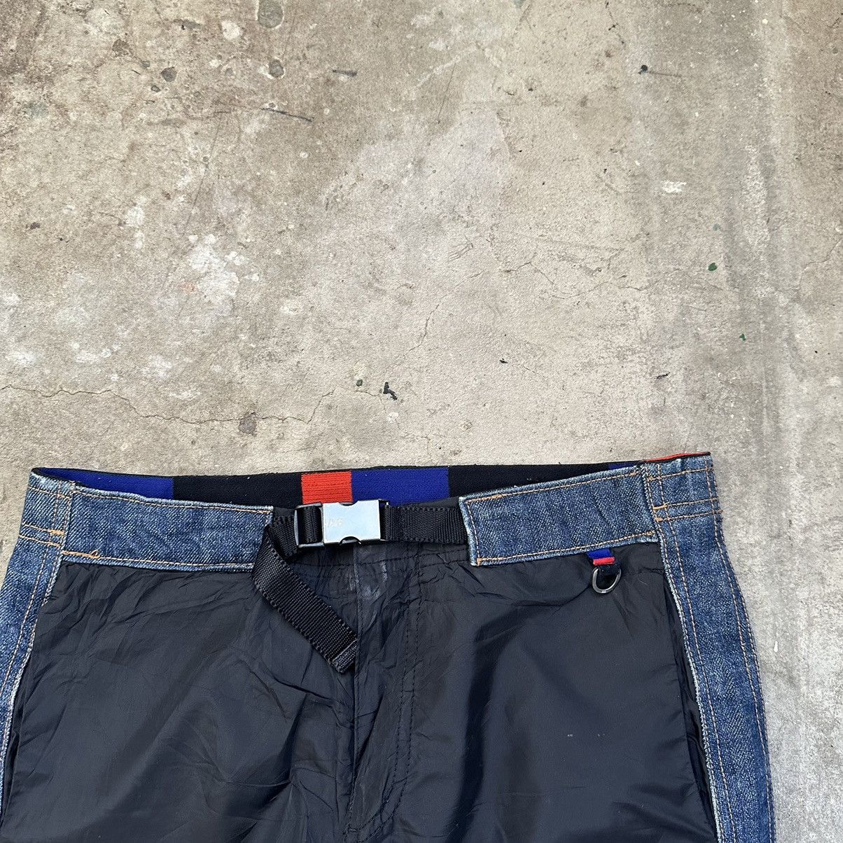 Marithe + Francois Girbaud Flare jeans and nylon A6 Japanese parachute pants Size 27" / US 4 / IT 40 - 7 Thumbnail