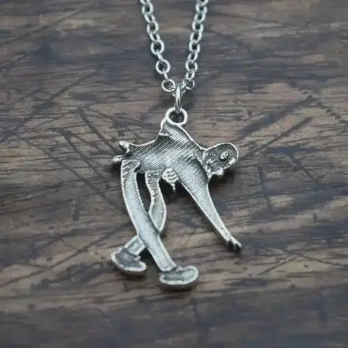 High Sport × Jewelry Ghostemane Ghost Chain Mercury Cartoon Clown Dance Necklace Size ONE SIZE - 4 Thumbnail