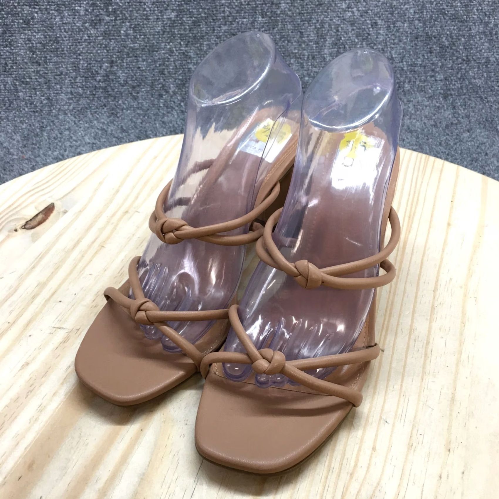 Dolce Vita Dolce Vita Sandals Womens Holmes Slide Brown Faux Leather Slip On Block NEW Size US 10 / IT 40 - 3 Thumbnail