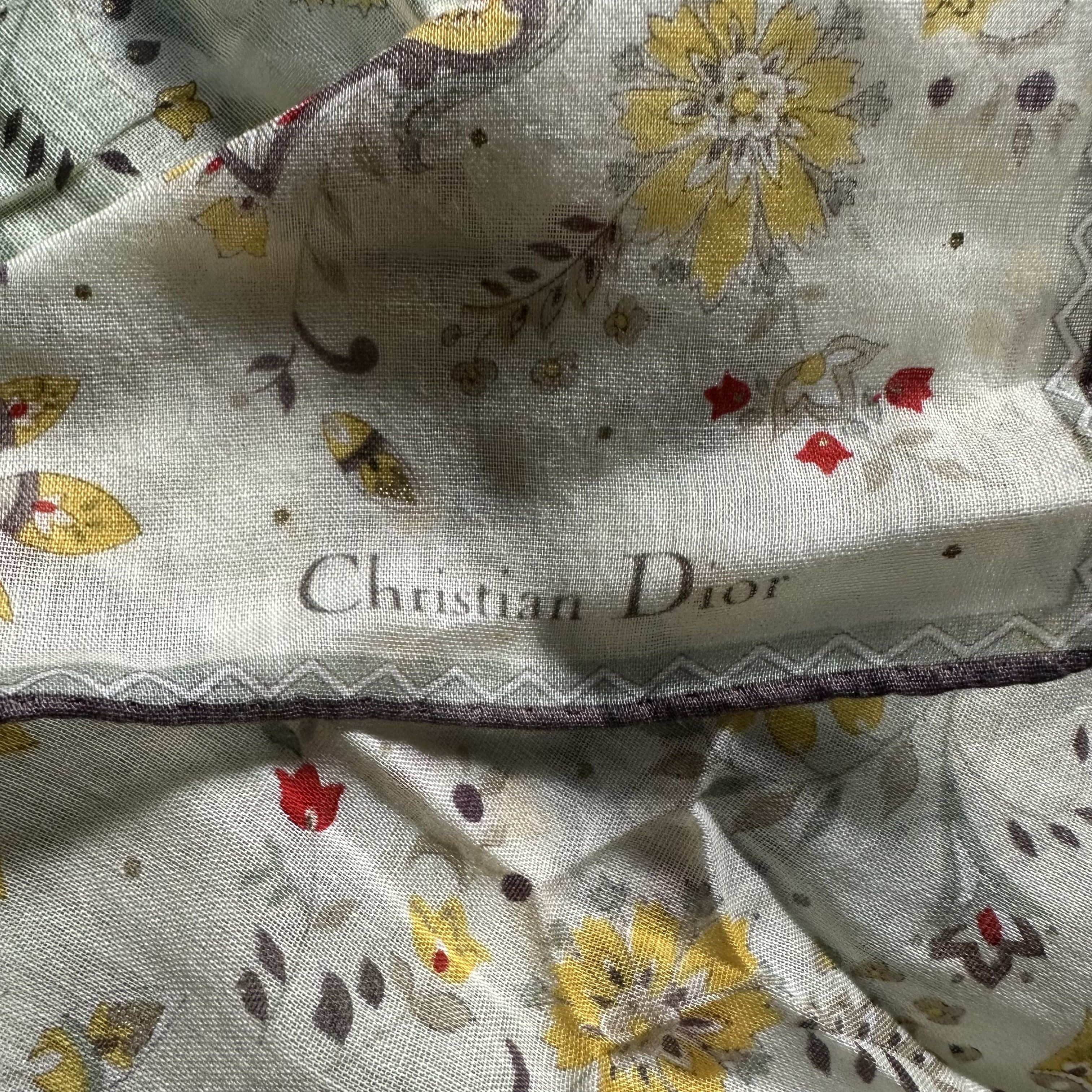 Christian Dior Monsieur × Vintage 🔥RARE🔥Christian Dior Neckerchief Handkerchief Size ONE SIZE - 3 Thumbnail